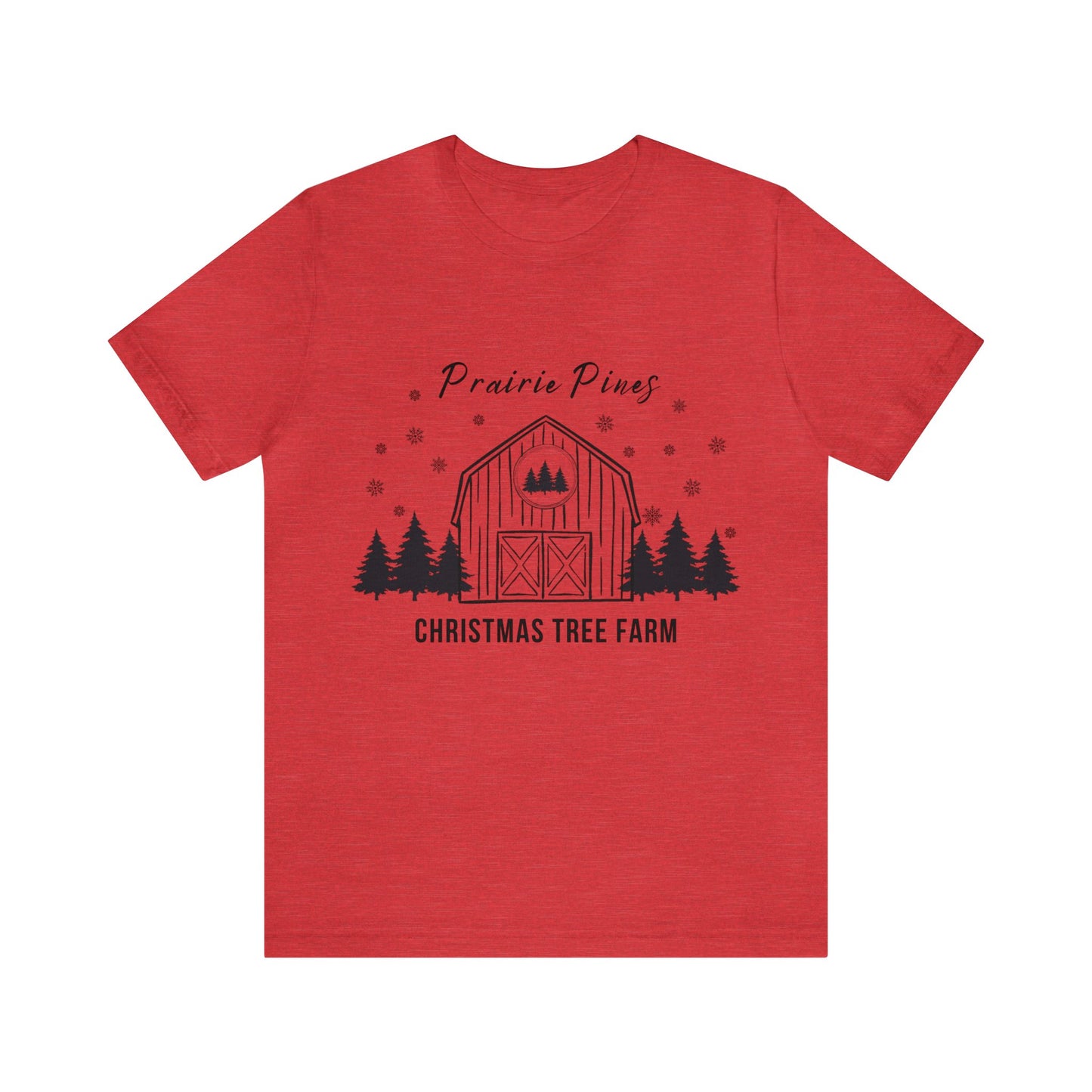 Prairie Pines Black Text - Unisex T-shirt