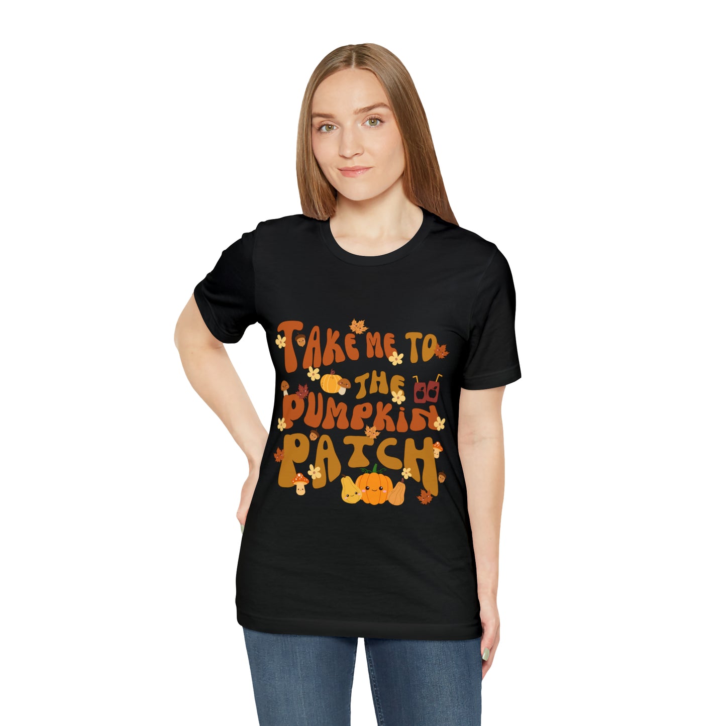 Take me to the Pumpkin Patch, Unisex Jersey Short Sleeve Tee