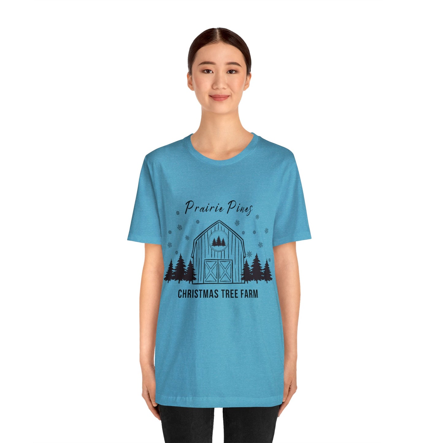 Prairie Pines Black Text - Unisex T-shirt