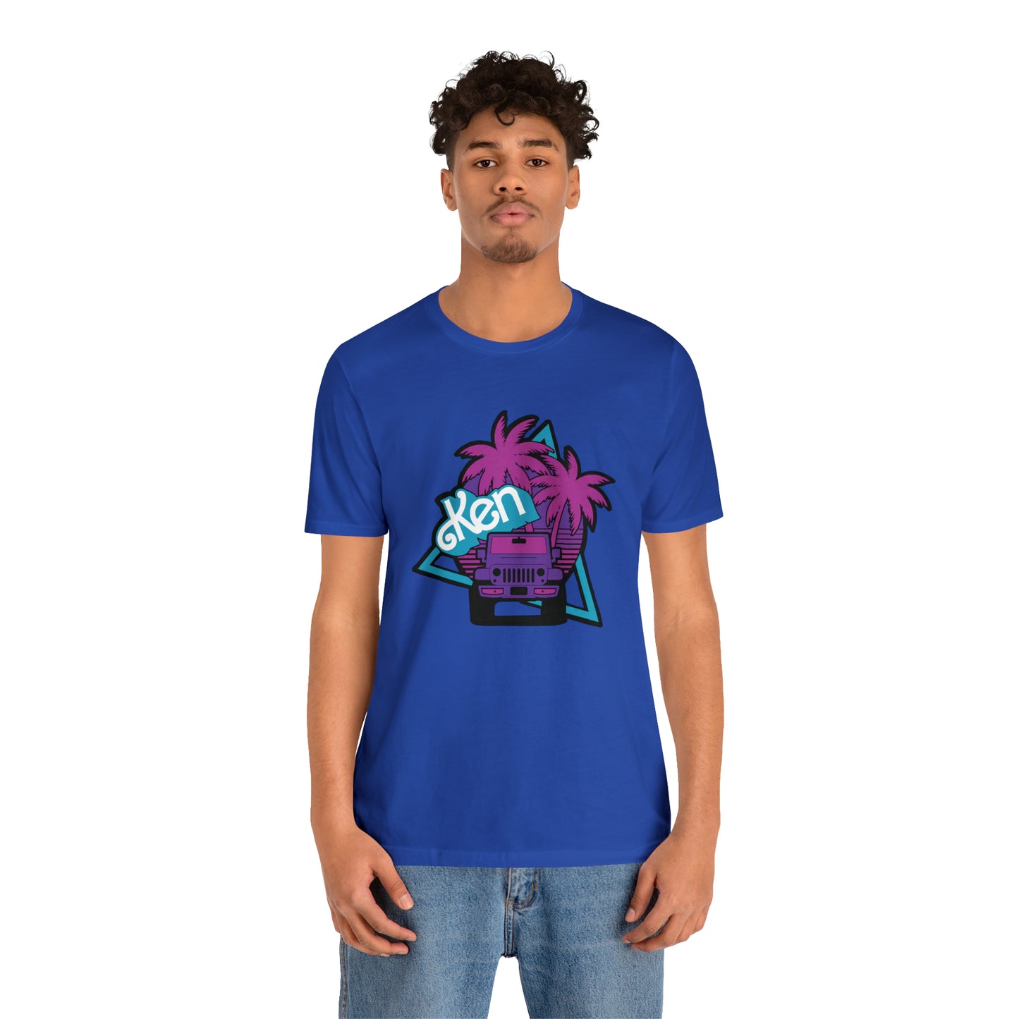 Neon Ken, Beep Beep KEN Jeep, Unisex Jersey Short Sleeve Tee