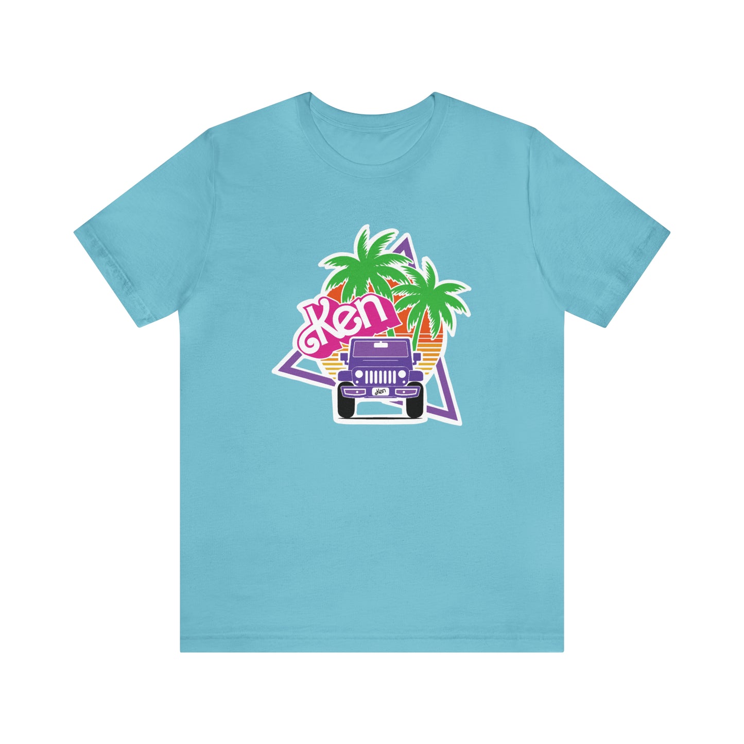Purple Ken, Beep Beep KEN Jeep, Unisex Jersey Short Sleeve Tee