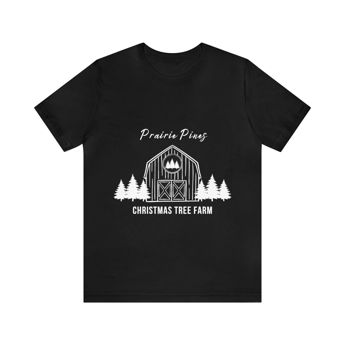 Prairie Pines White Text - Unisex T-shirt