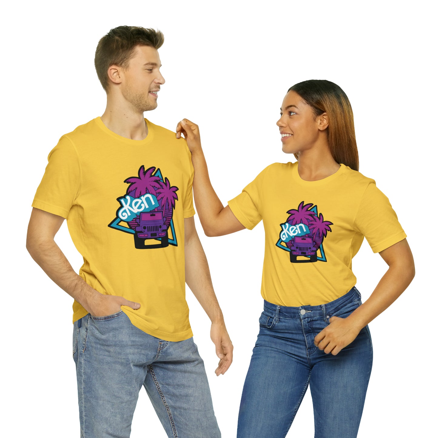 Neon Ken, Beep Beep KEN Jeep, Unisex Jersey Short Sleeve Tee