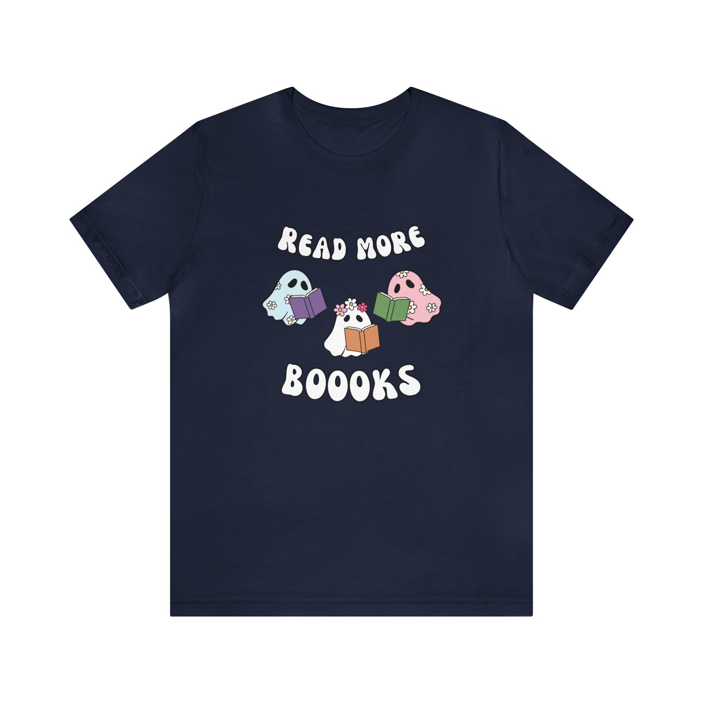 Read More Boooks Ghouls, Unisex Jersey Short Sleeve Tee