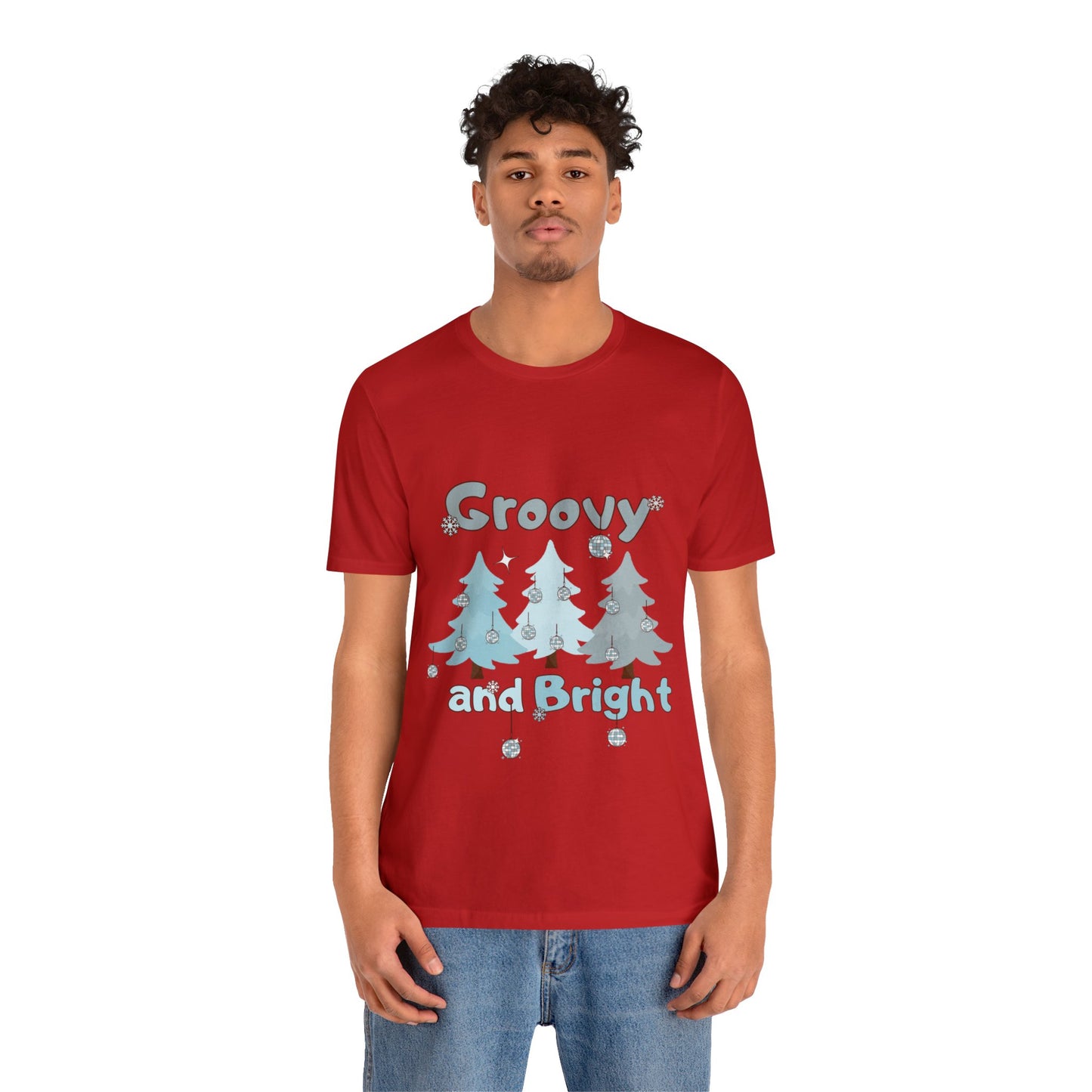 Merry and Bright Jingle Ball Christmas Tree - Unisex T-shirt