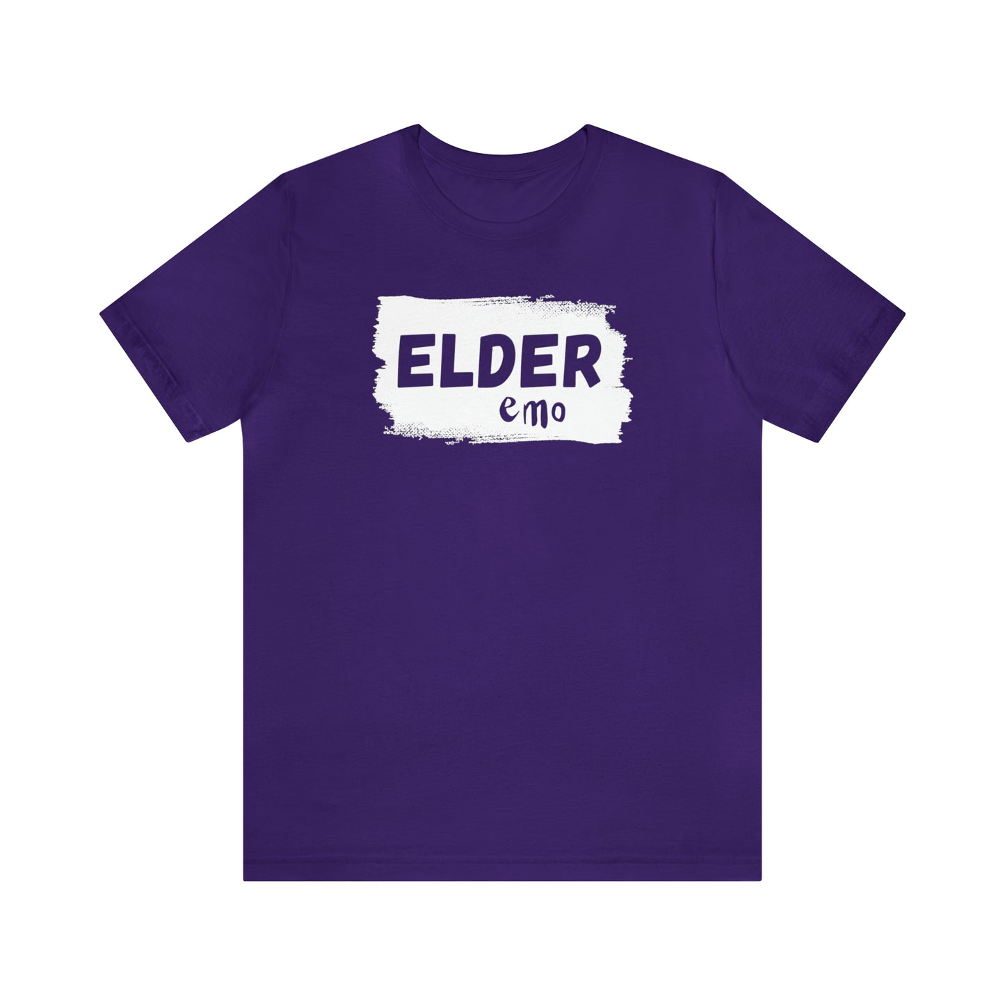 WHITE LETTER Elder Emo, Unisex Jersey Short Sleeve Tee