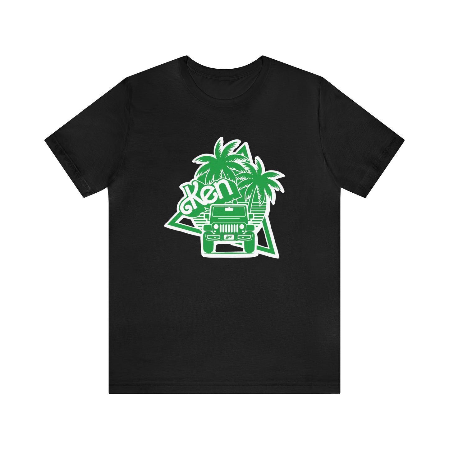 All green Ken, Beep Beep KEN Jeep, Unisex Jersey Short Sleeve Tee