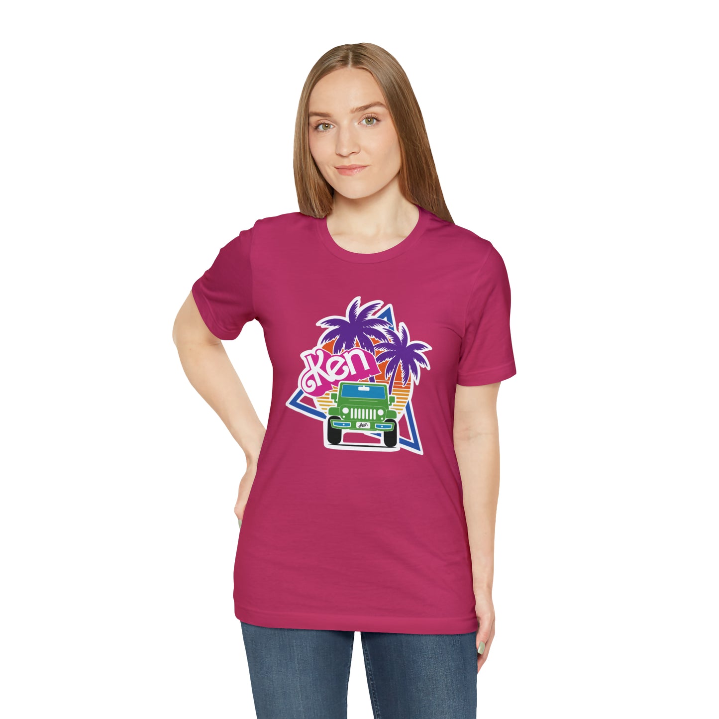 Green Ken, Beep Beep KEN Jeep, Unisex Jersey Short Sleeve Tee