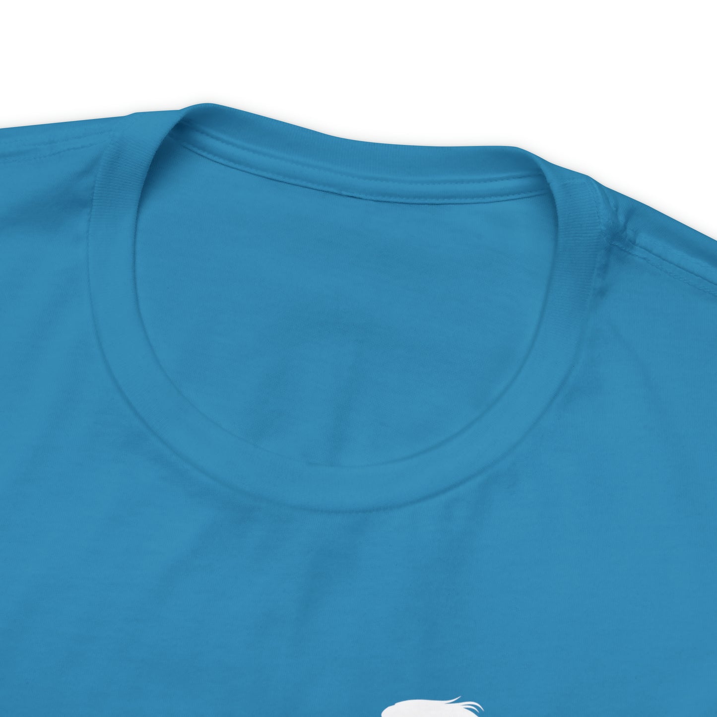 White Silhouette Horse, Mojo Dojo Casa House, Unisex Jersey Short Sleeve Tee