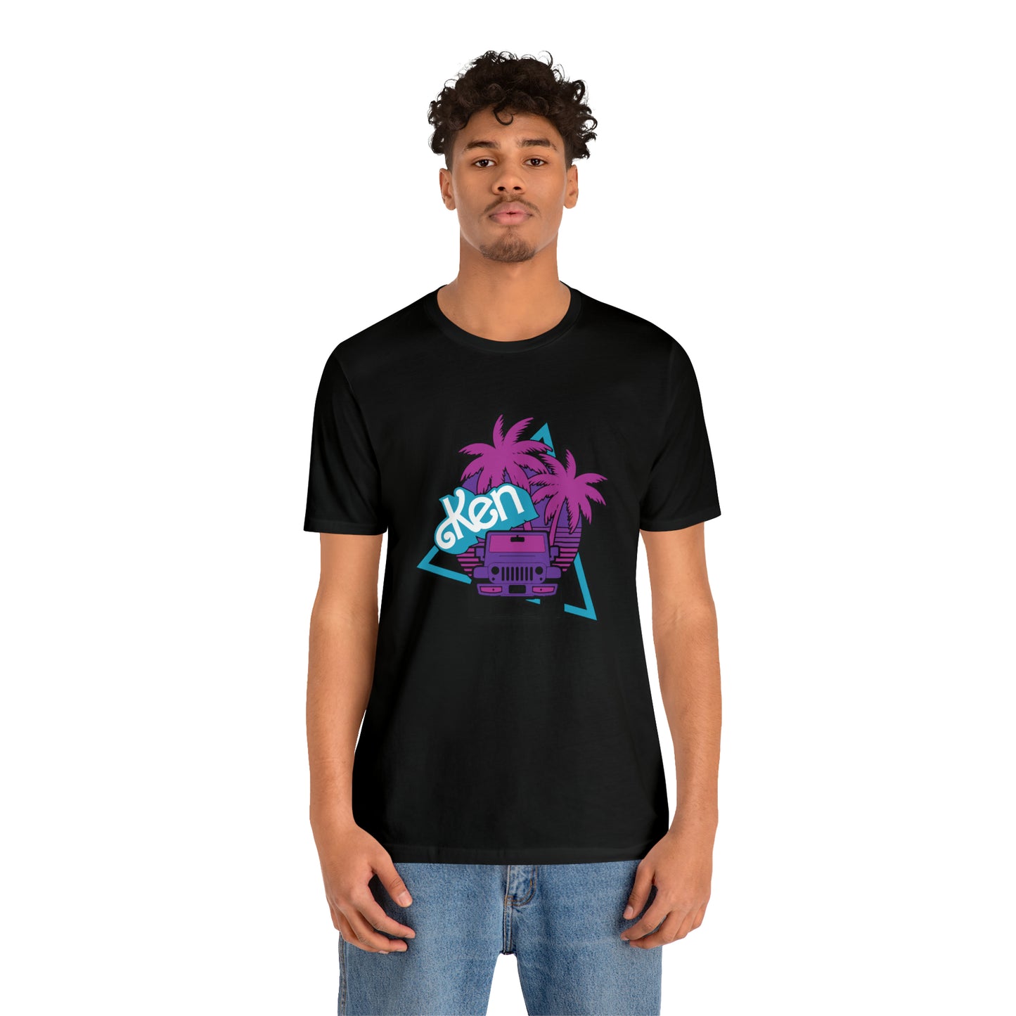 Neon Ken, Beep Beep KEN Jeep, Unisex Jersey Short Sleeve Tee