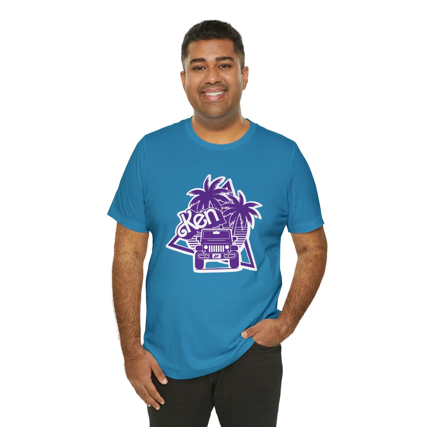 All Purple Ken, Beep Beep KEN Jeep, Unisex Jersey Short Sleeve Tee