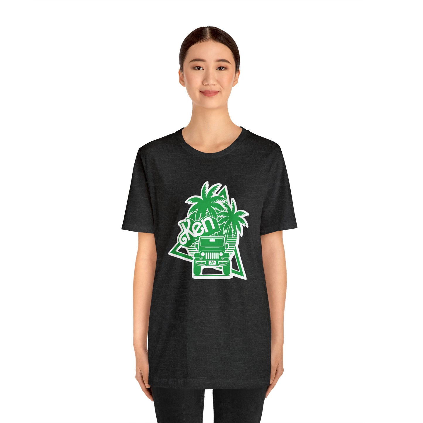 All green Ken, Beep Beep KEN Jeep, Unisex Jersey Short Sleeve Tee