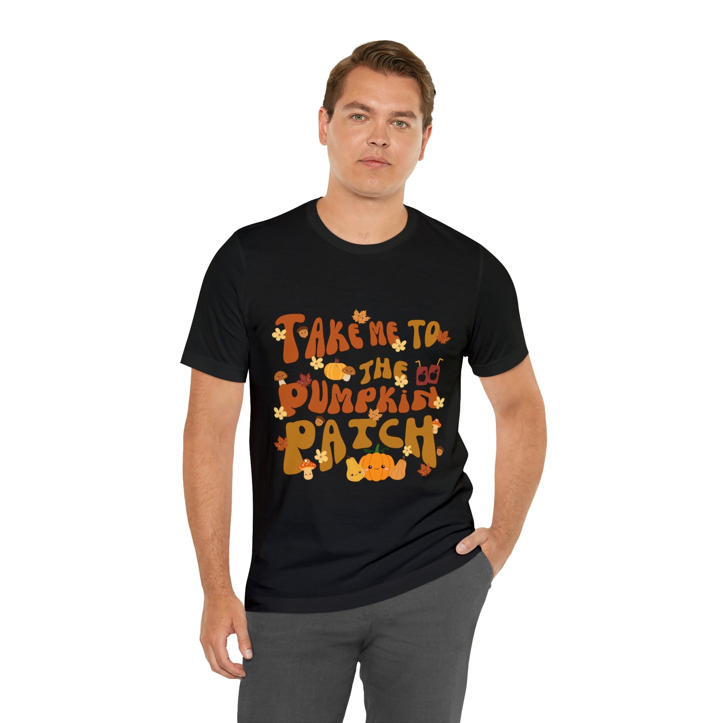 Take me to the Pumpkin Patch, Unisex Jersey Short Sleeve Tee