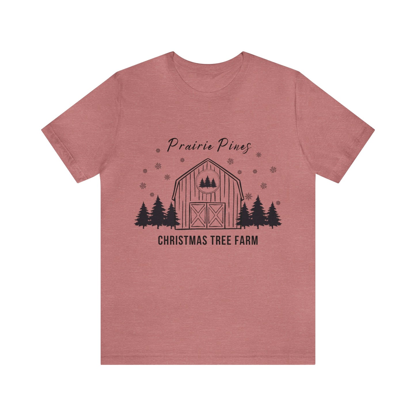 Prairie Pines Black Text - Unisex T-shirt