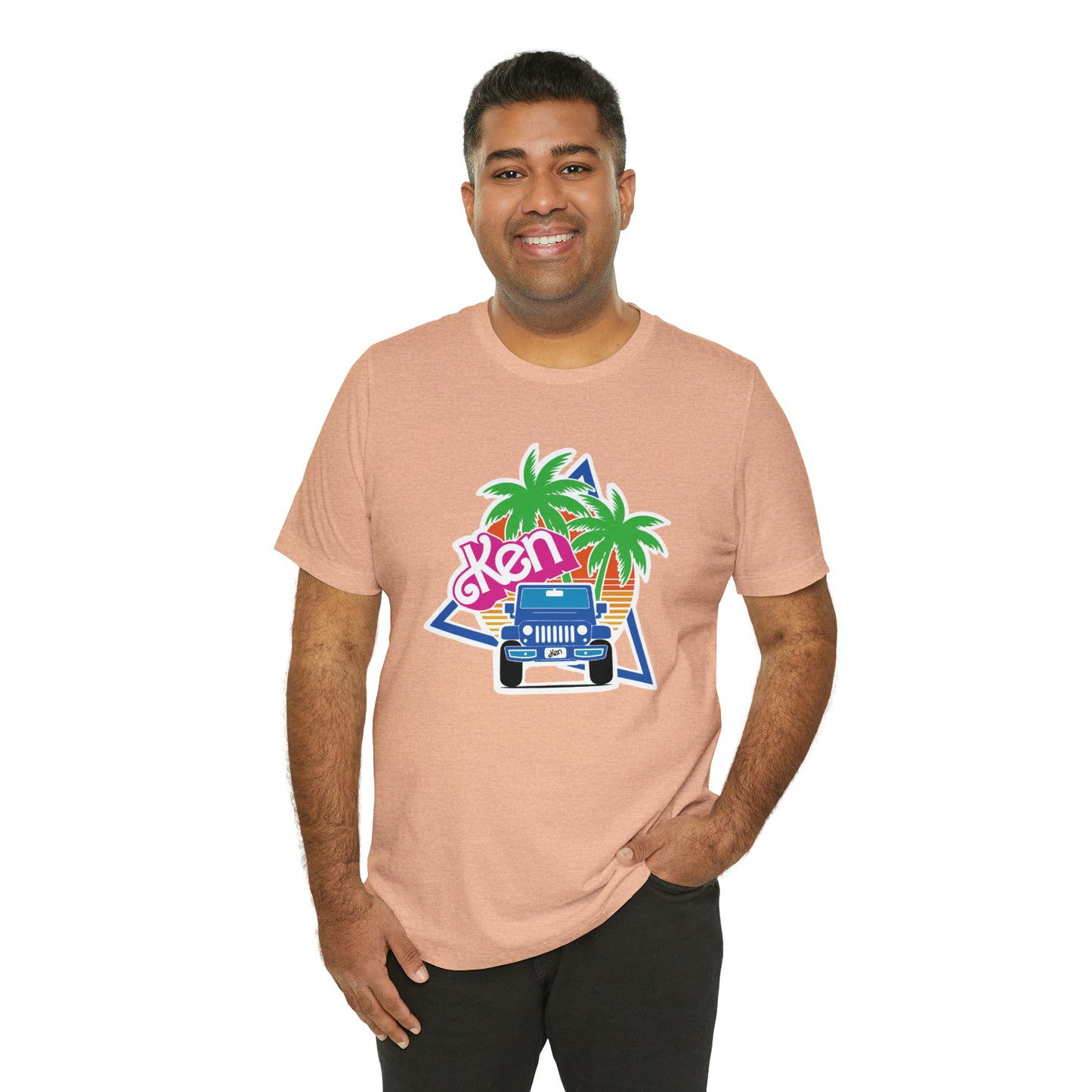 Blue Ken, Beep Beep KEN Jeep, Unisex Jersey Short Sleeve Tee