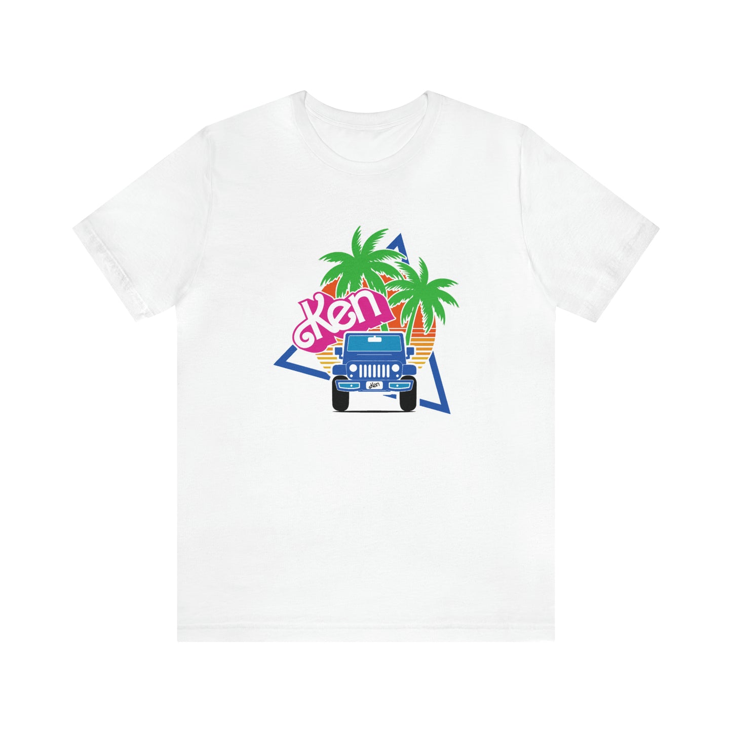 Blue Ken, Beep Beep KEN Jeep, Unisex Jersey Short Sleeve Tee