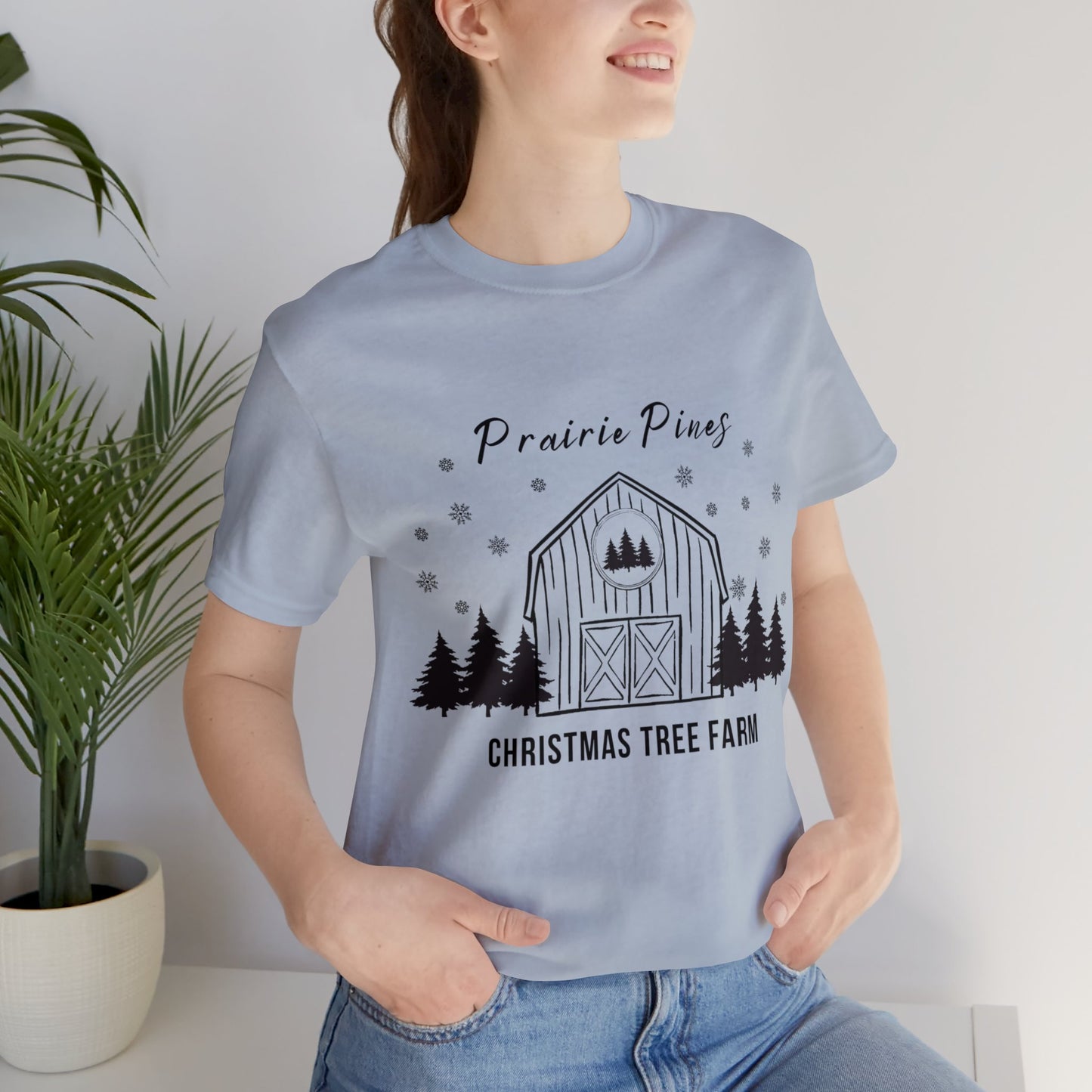 Prairie Pines Black Text - Unisex T-shirt