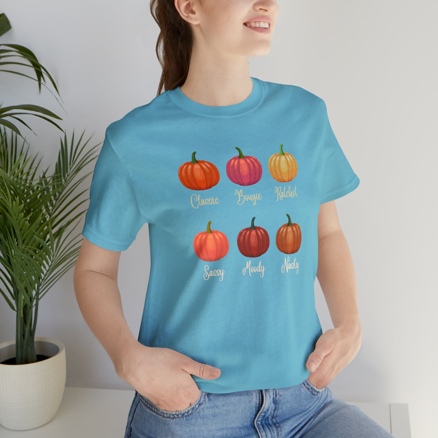 Savage Pumpkins, Unisex Jersey Short Sleeve Tee
