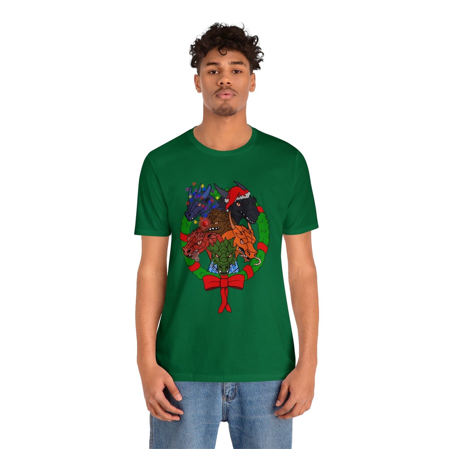 Dragon Christmas with no snow version - Unisex T-shirt