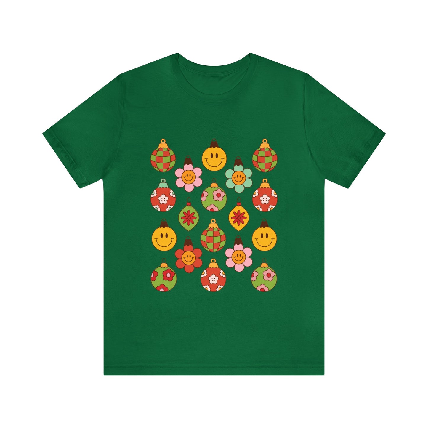Groovy Christmas with back design - Unisex T-shirt