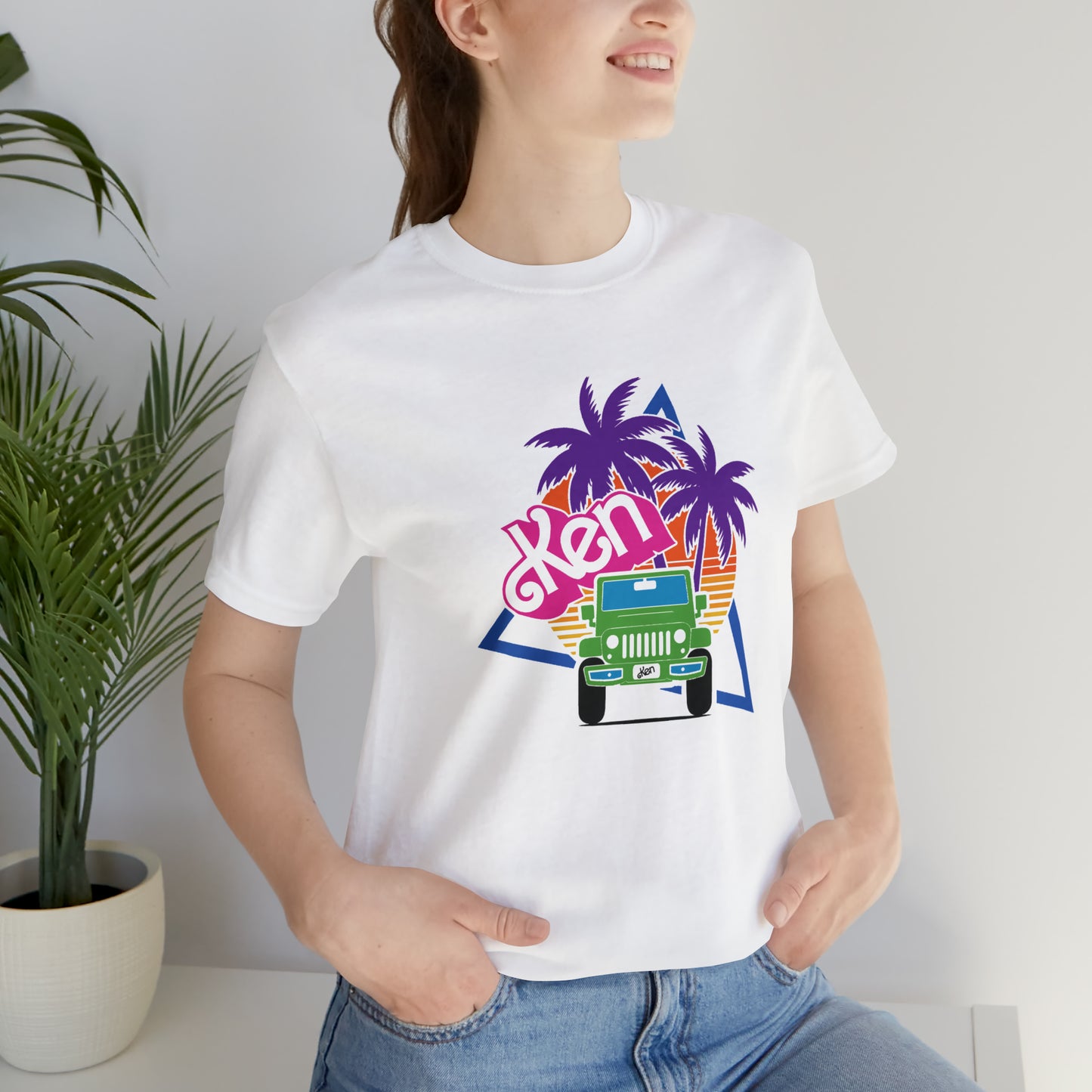 Green Ken, Beep Beep KEN Jeep, Unisex Jersey Short Sleeve Tee