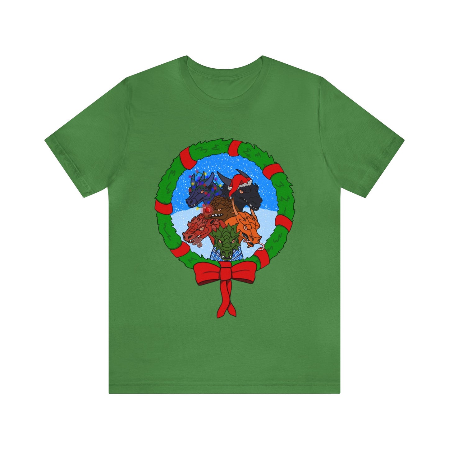 Dragon Christmas with Snowglobe Version - Unisex T-shirt