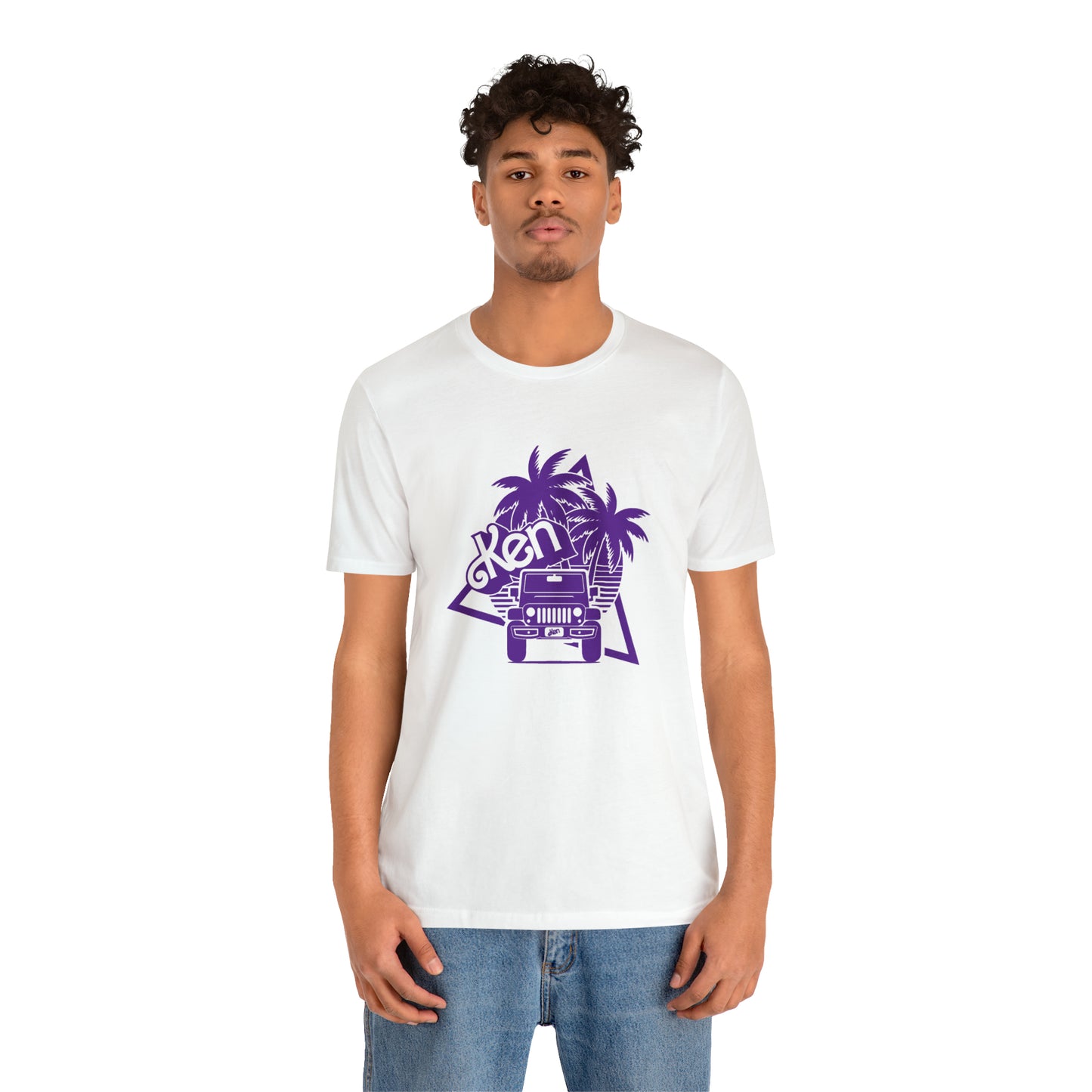 All Purple Ken, Beep Beep KEN Jeep, Unisex Jersey Short Sleeve Tee