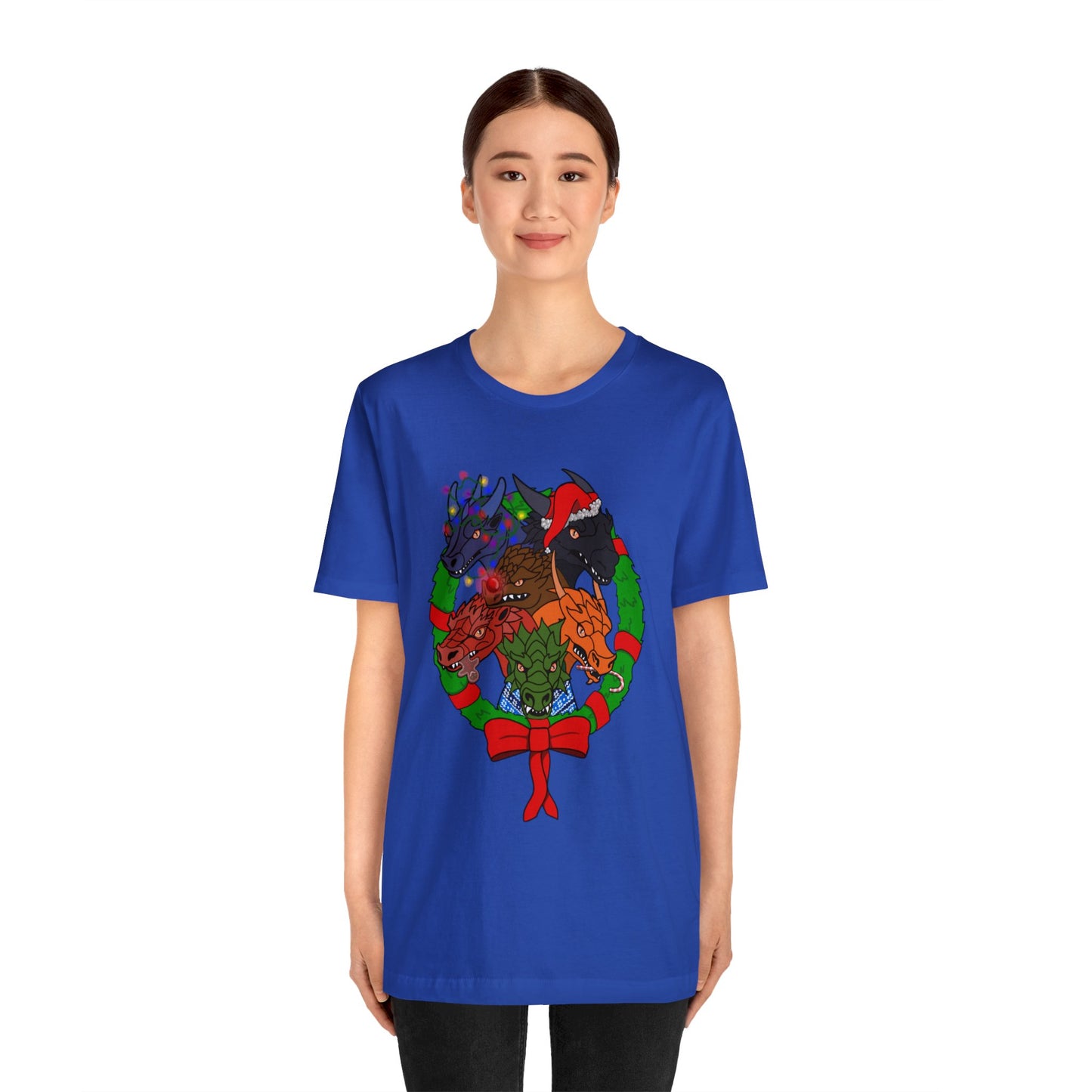 Dragon Christmas with no snow version - Unisex T-shirt