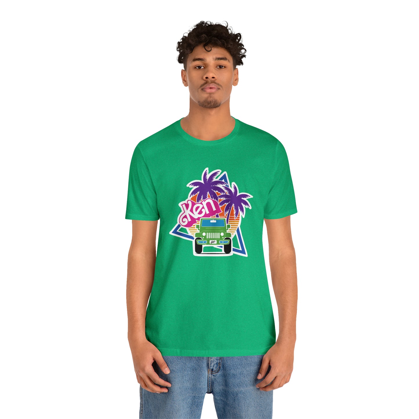Green Ken, Beep Beep KEN Jeep, Unisex Jersey Short Sleeve Tee