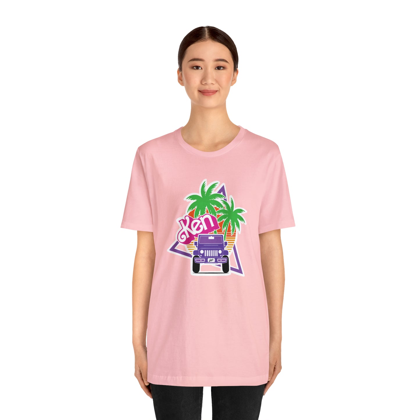 Purple Ken, Beep Beep KEN Jeep, Unisex Jersey Short Sleeve Tee