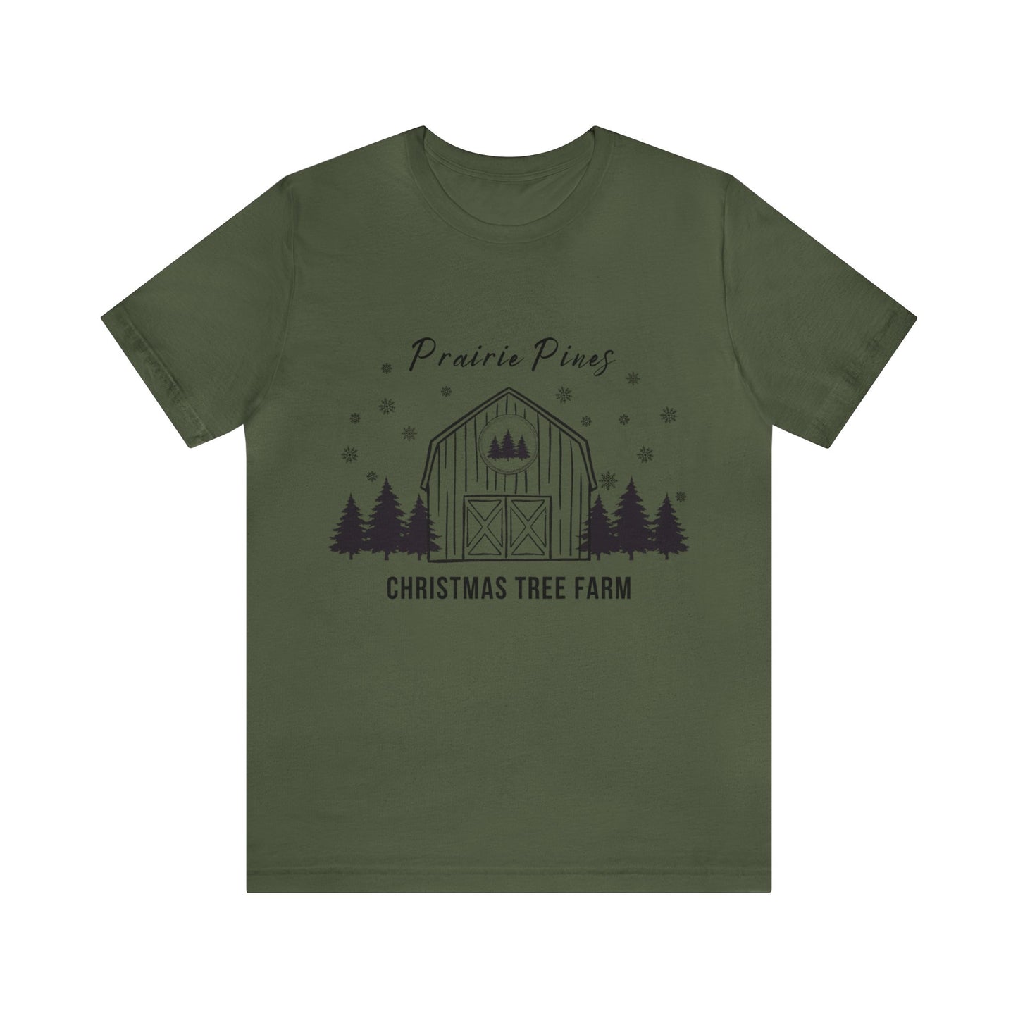 Prairie Pines Black Text - Unisex T-shirt