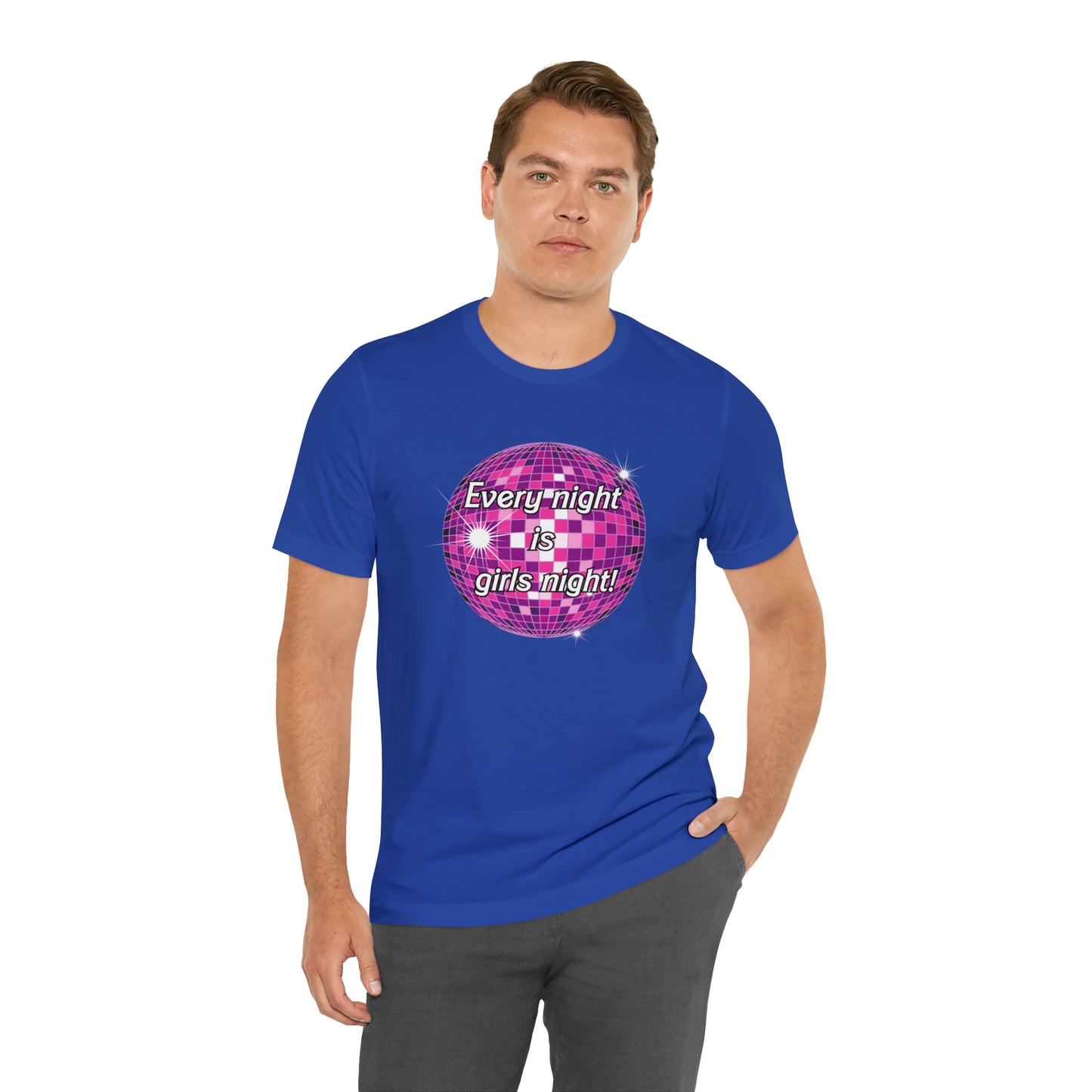 Disco Girls Night barbie, Unisex Jersey Short Sleeve Tee