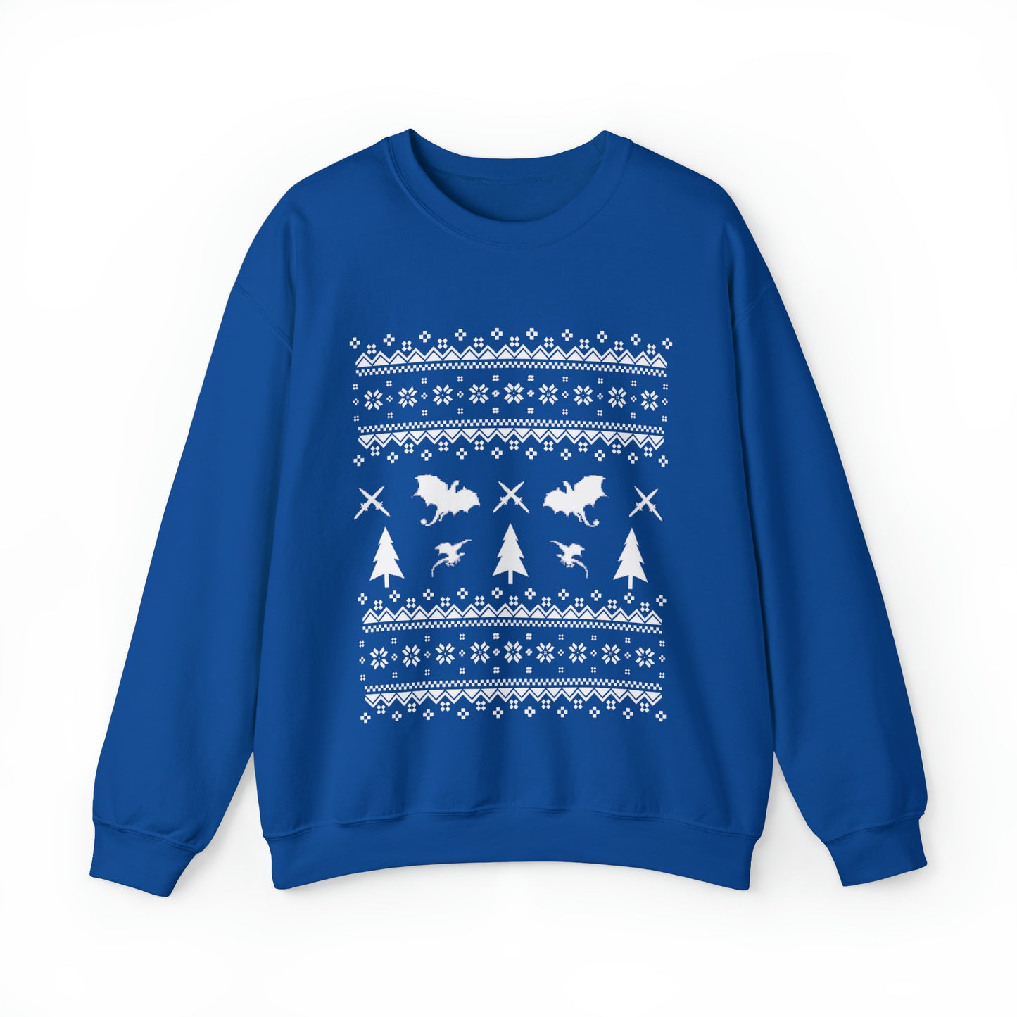 8-Bit Dragon Christmas version 1 - Unisex Sweatshirt