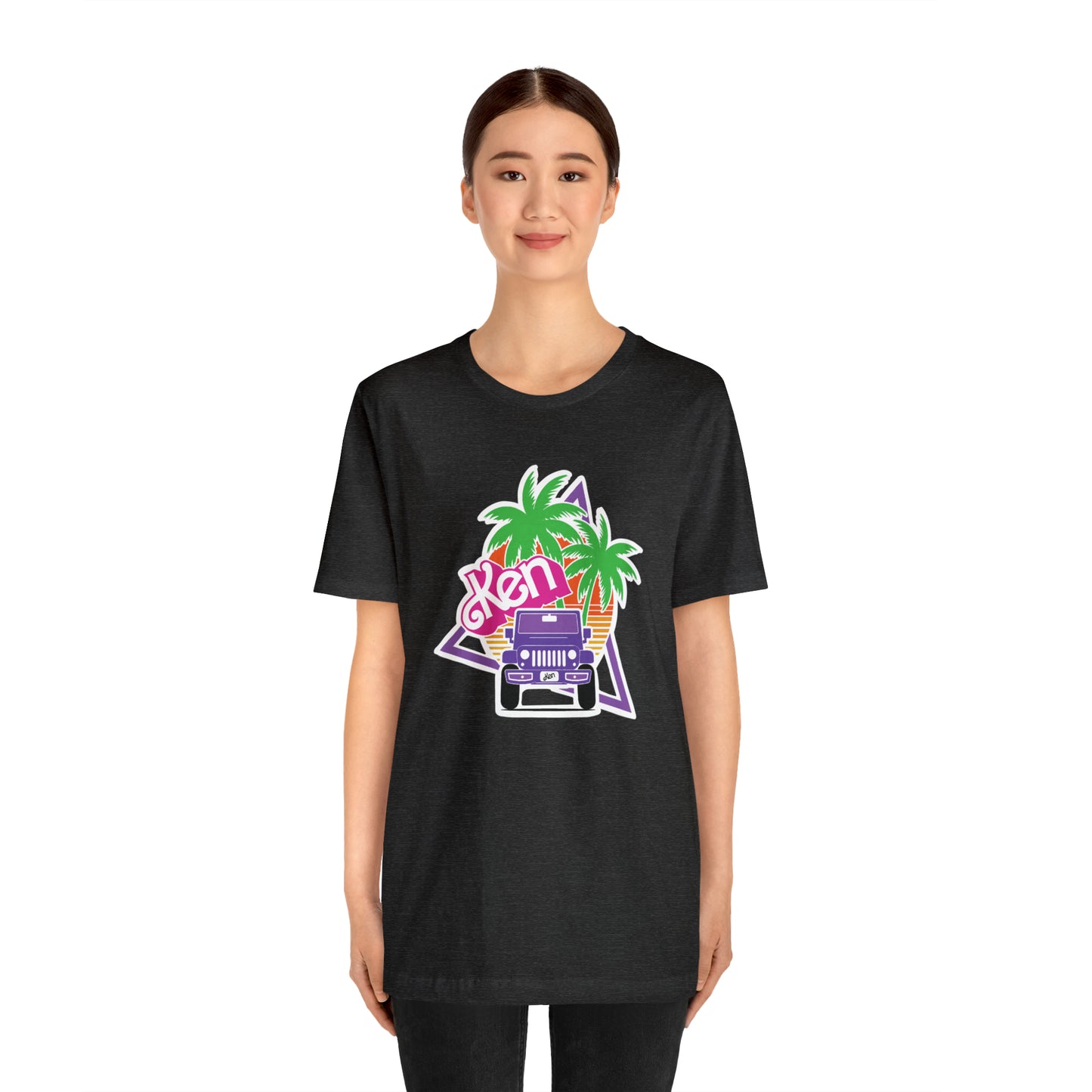 Purple Ken, Beep Beep KEN Jeep, Unisex Jersey Short Sleeve Tee