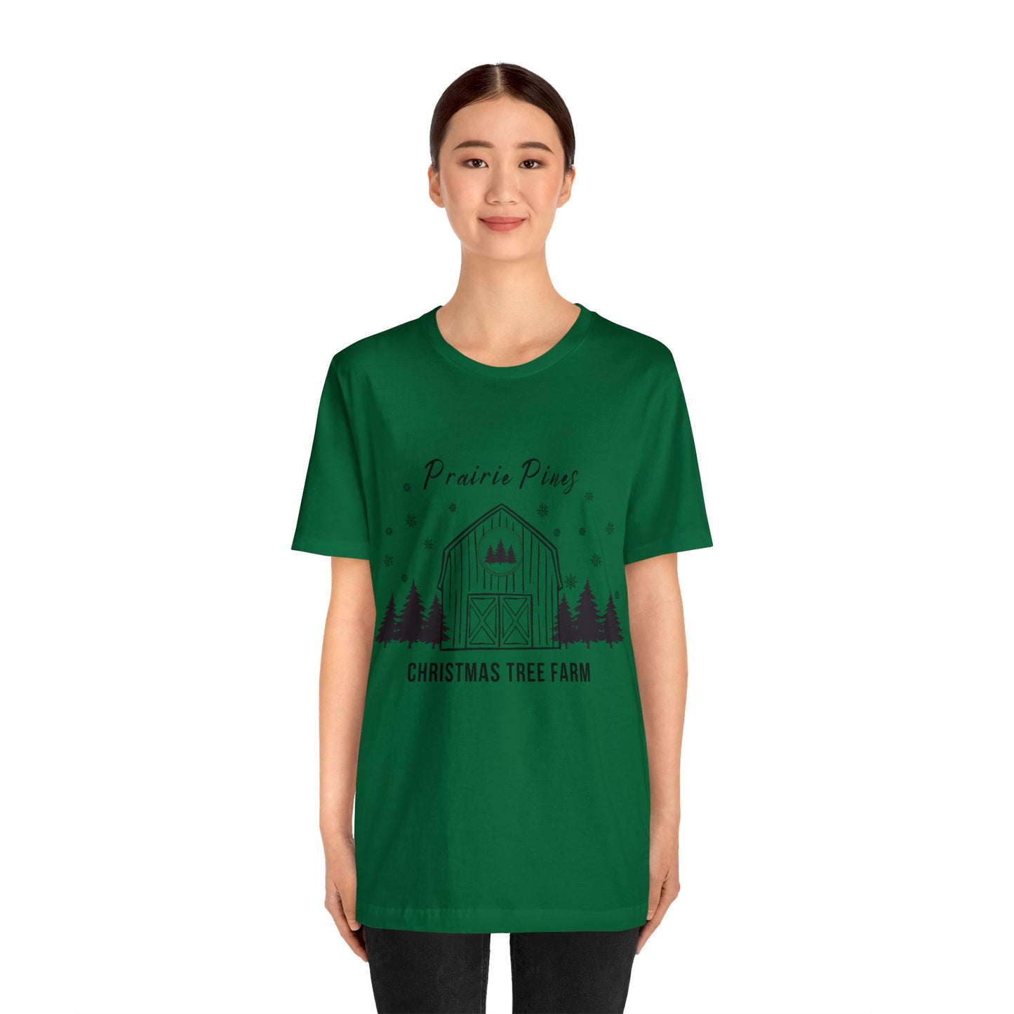 Prairie Pines Black Text - Unisex T-shirt