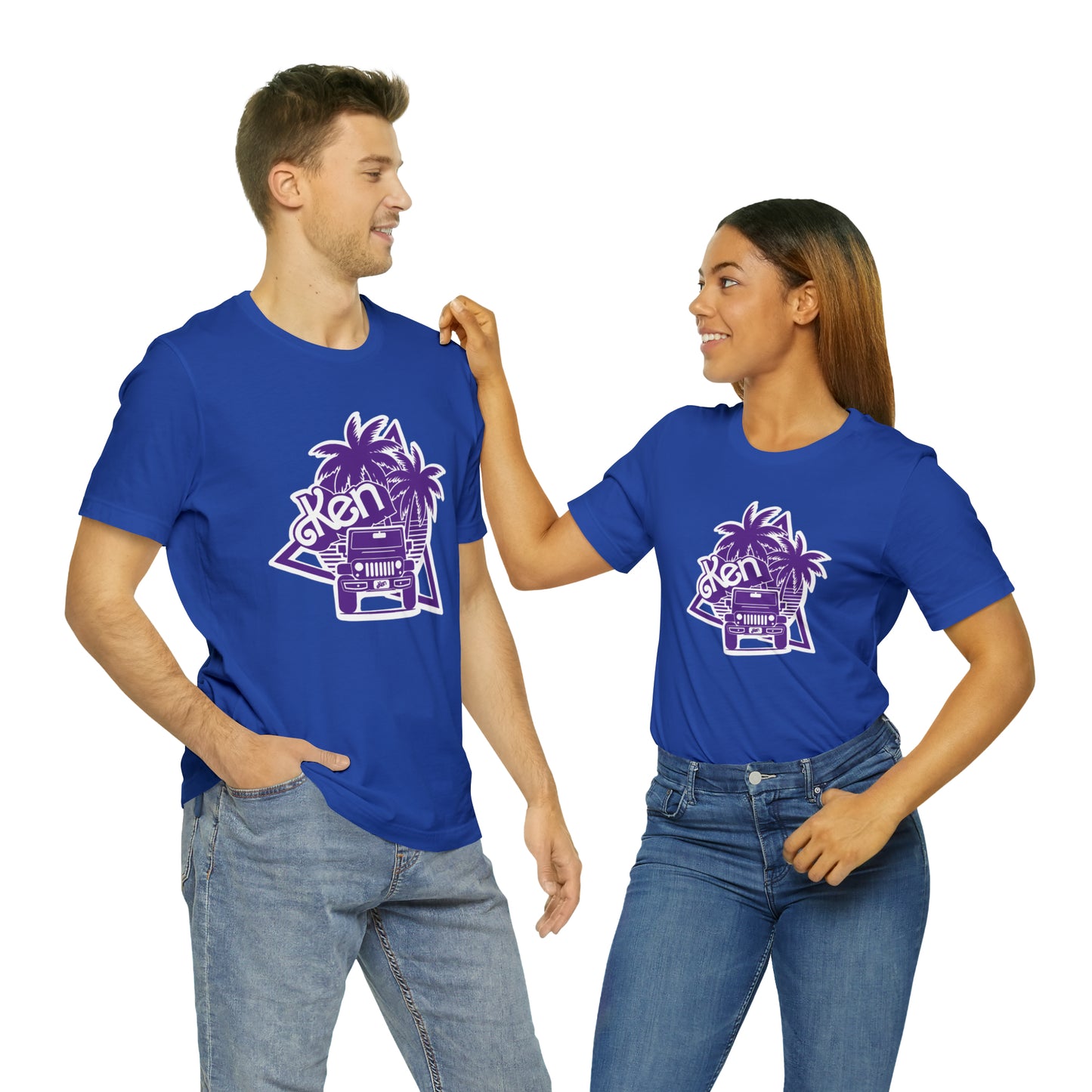 All Purple Ken, Beep Beep KEN Jeep, Unisex Jersey Short Sleeve Tee