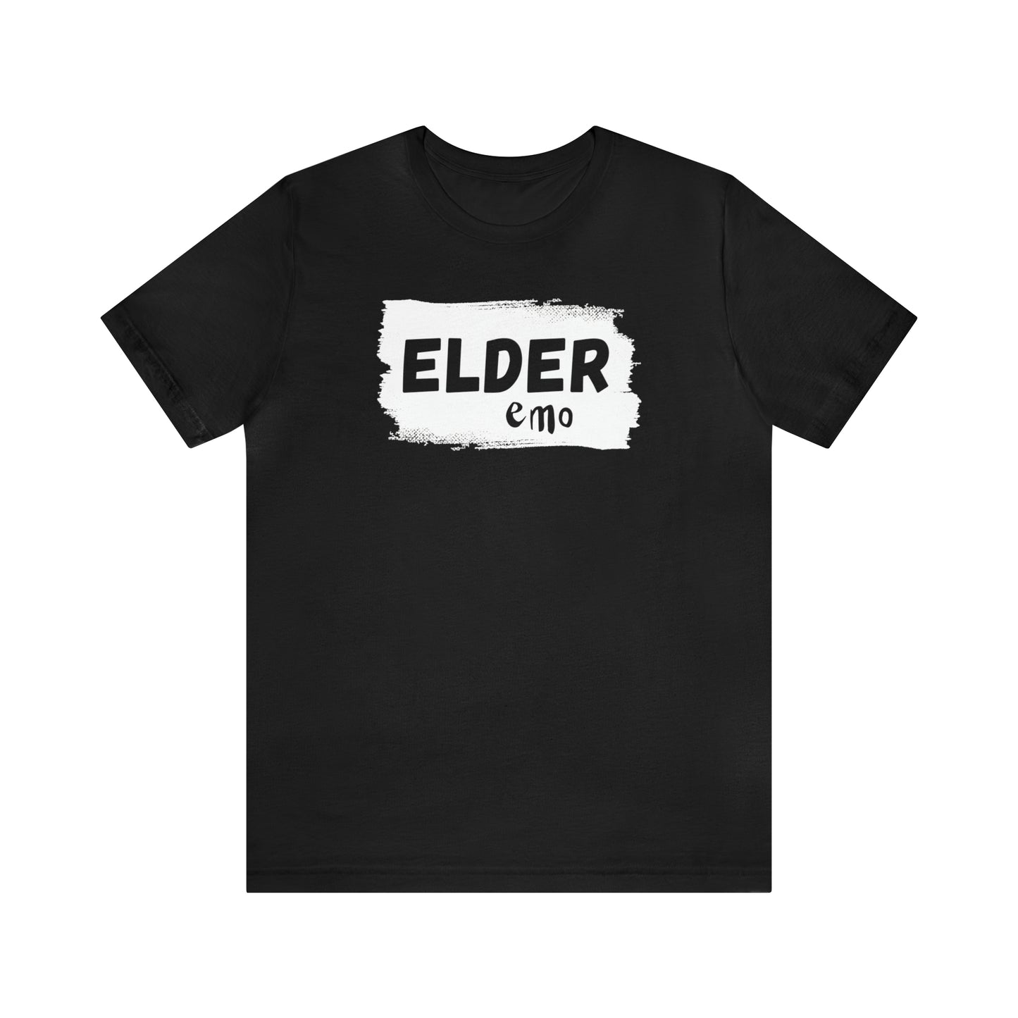 WHITE LETTER Elder Emo, Unisex Jersey Short Sleeve Tee