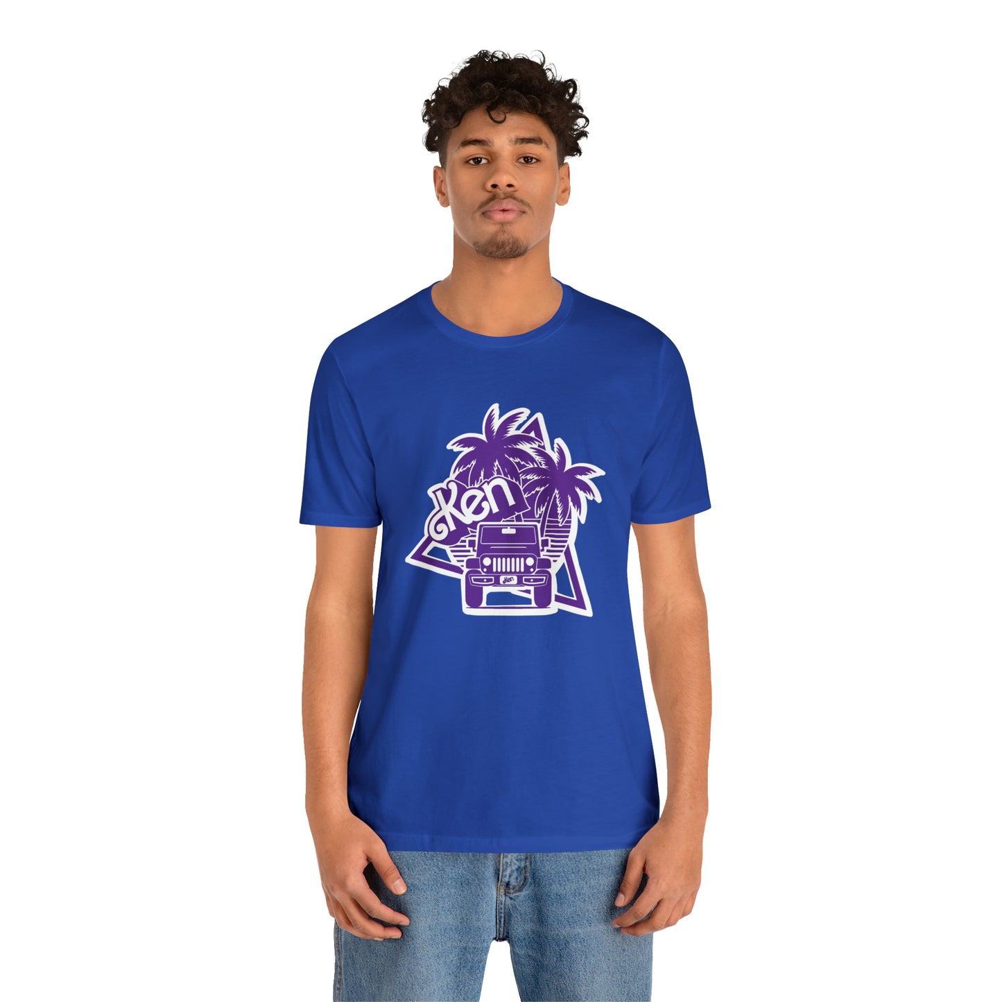 All Purple Ken, Beep Beep KEN Jeep, Unisex Jersey Short Sleeve Tee