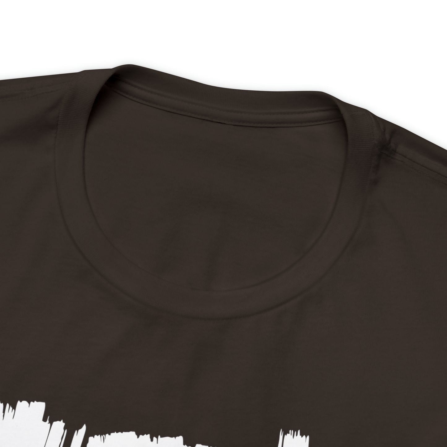 Vertical paint WHITE LETTER Elder Emo, Unisex Jersey Short Sleeve Tee