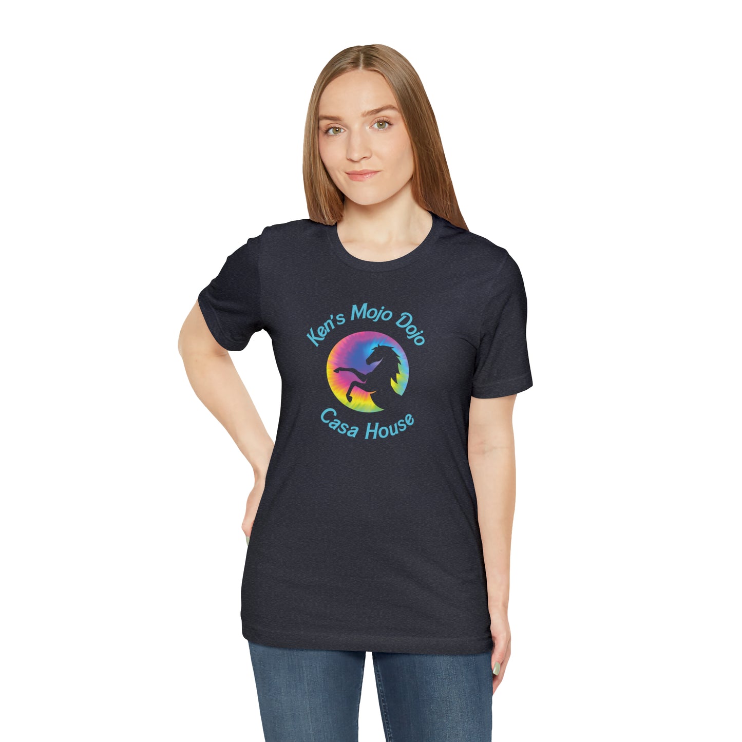 Tie Dye Moon Ken, Unisex Jersey Short Sleeve Tee