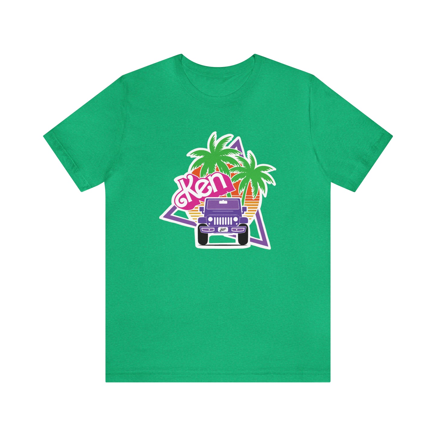 Purple Ken, Beep Beep KEN Jeep, Unisex Jersey Short Sleeve Tee