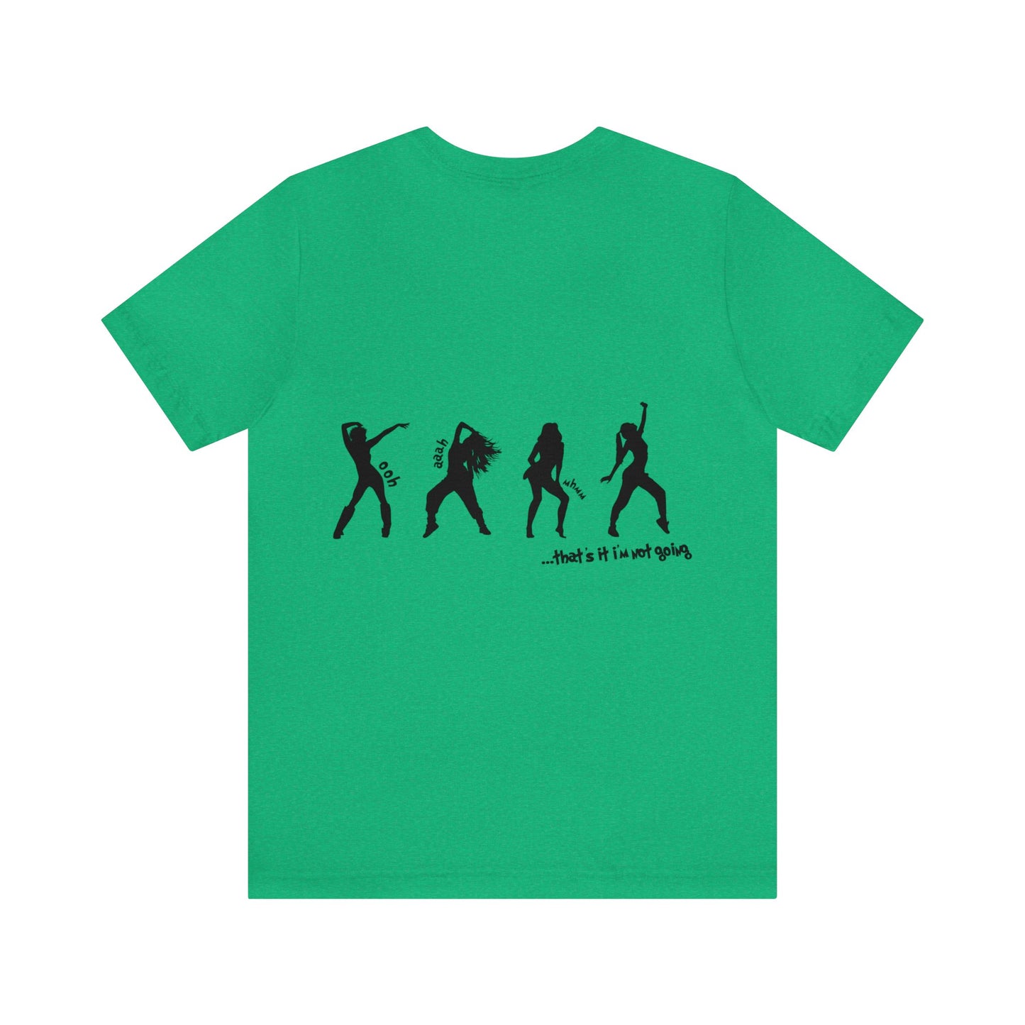 Back design - Grinchy Groovy and Bright Jingle Disco Ball - Unisex T-shirt