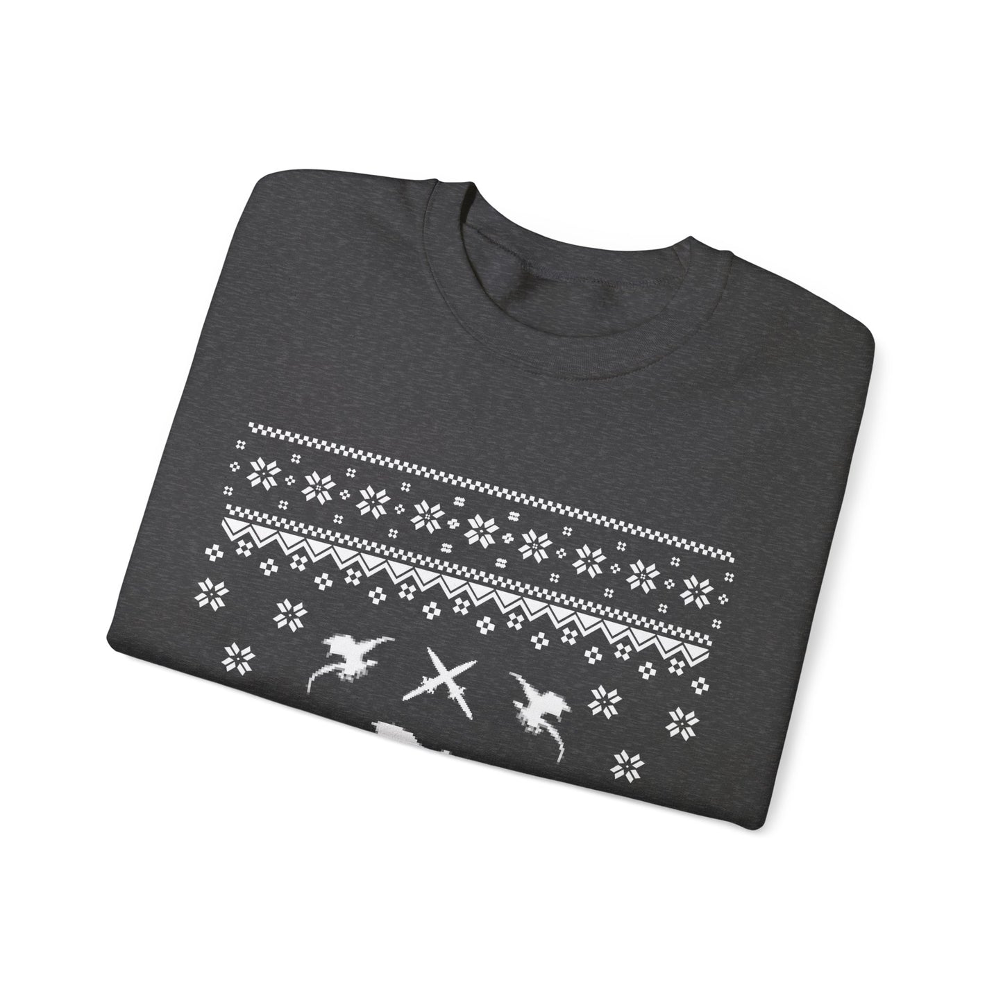 8-Bit Dragon Christmas version 4 - Unisex Sweatshirt