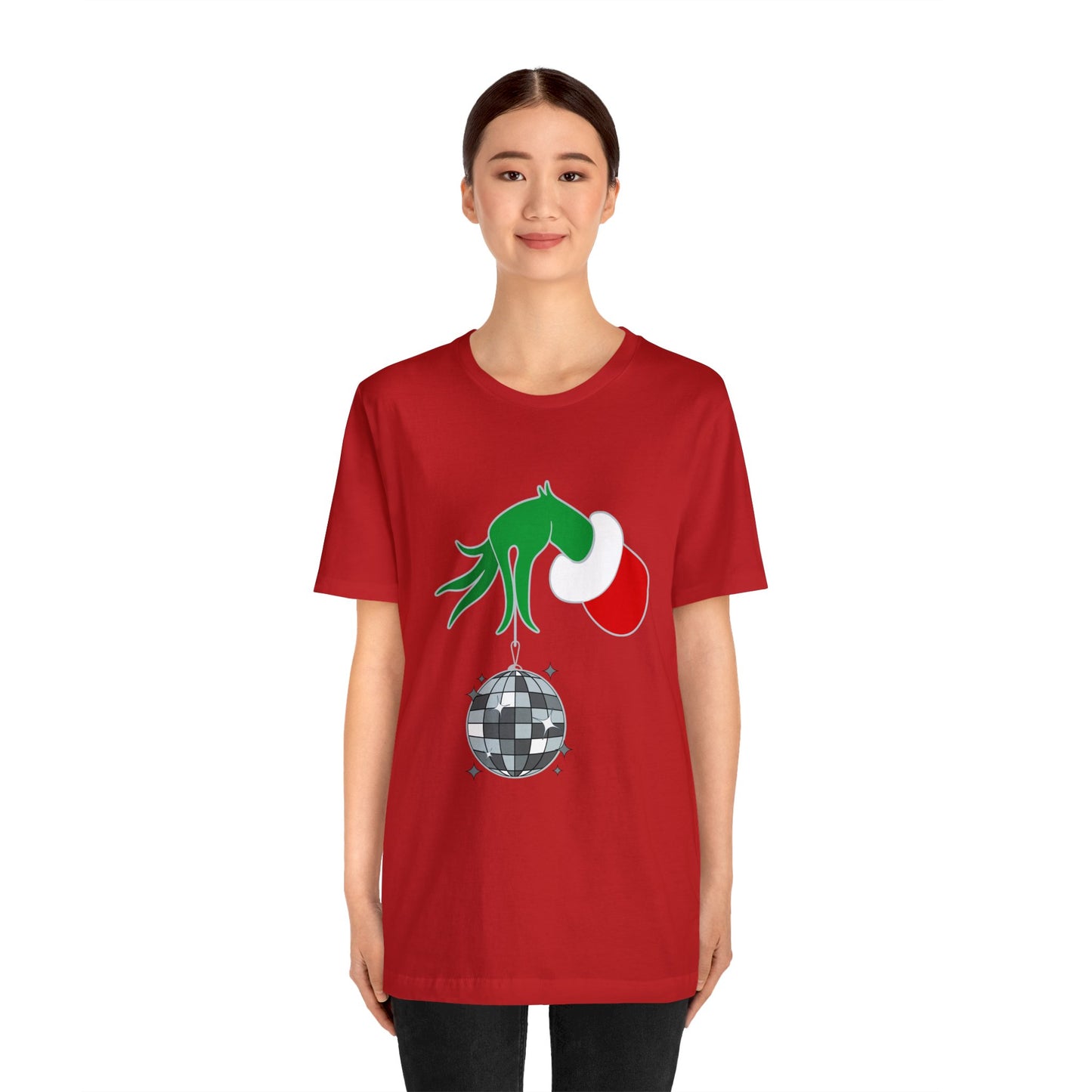 Grinchy Groovy and Bright Jingle Disco Ball - Unisex T-shirt