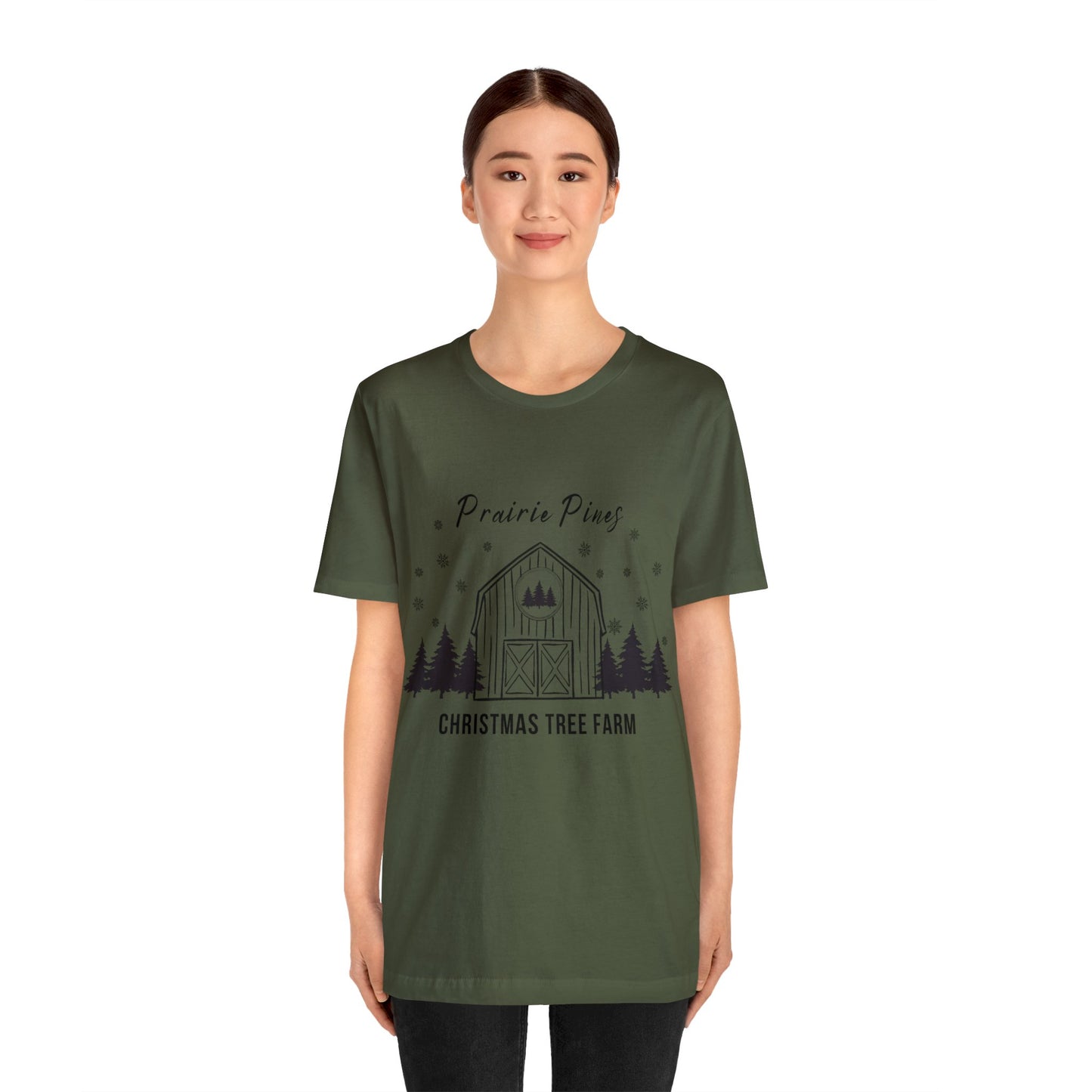 Prairie Pines Black Text - Unisex T-shirt