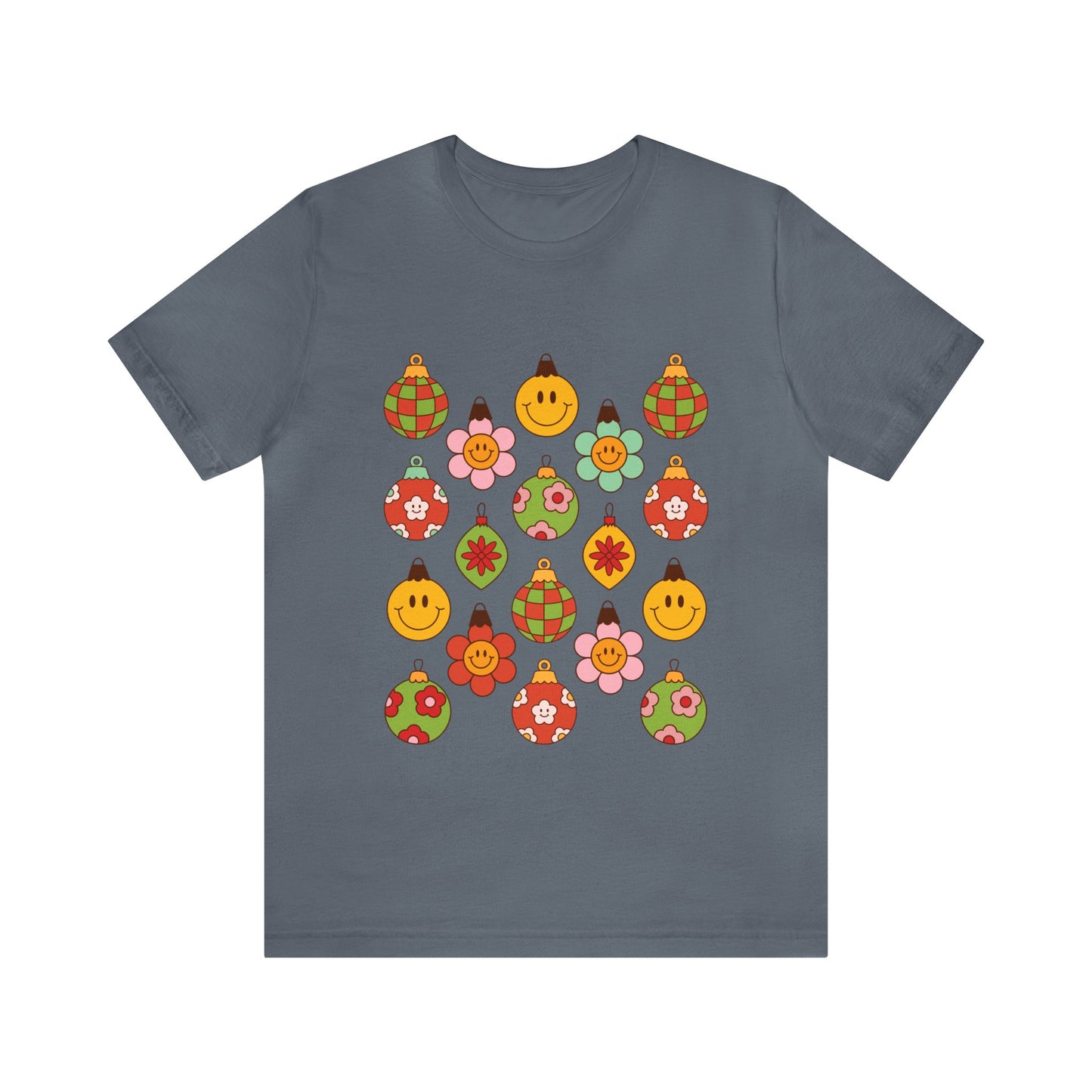 Groovy Christmas with back design - Unisex T-shirt