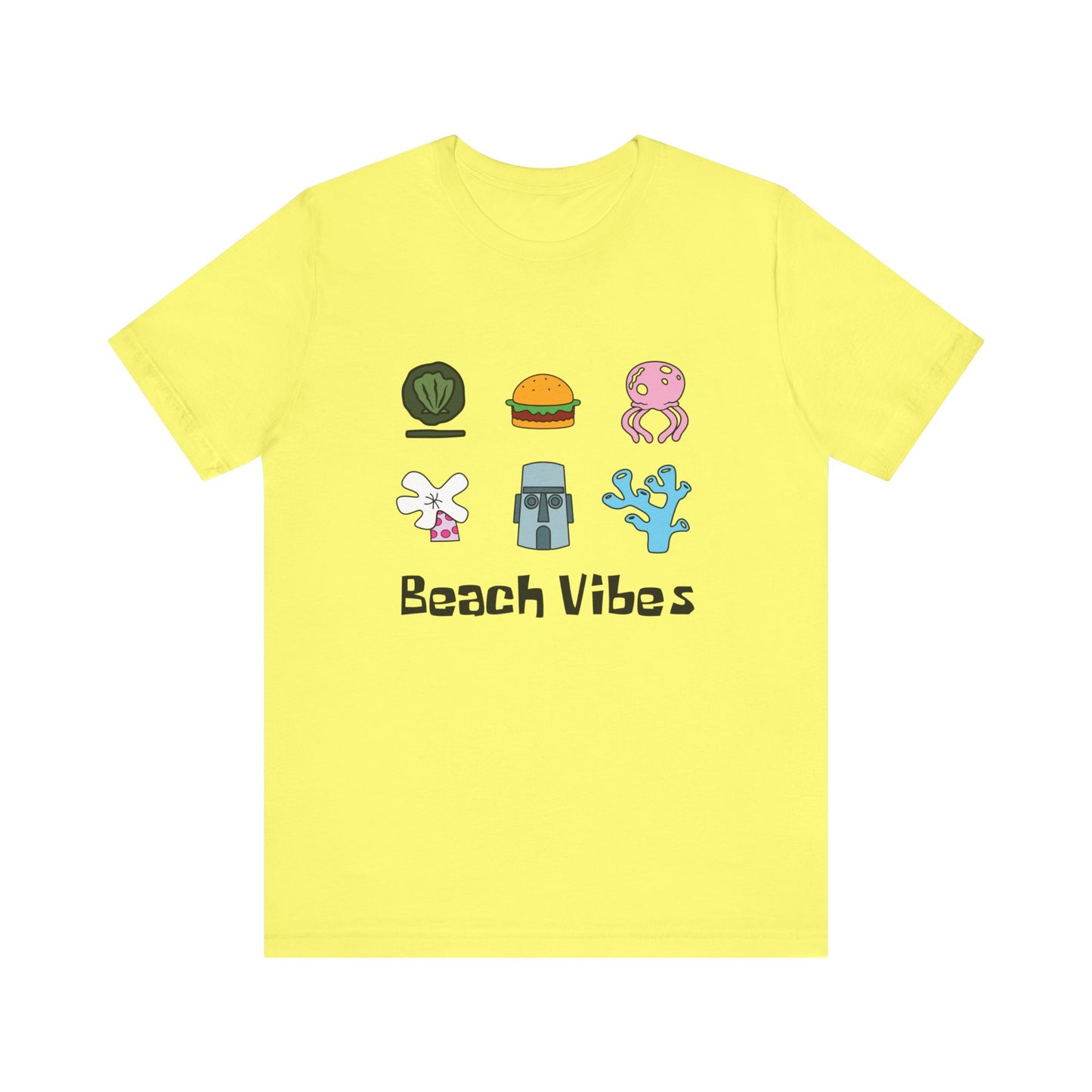 No frame Spongey Beach Vibes - Unisex Shirt