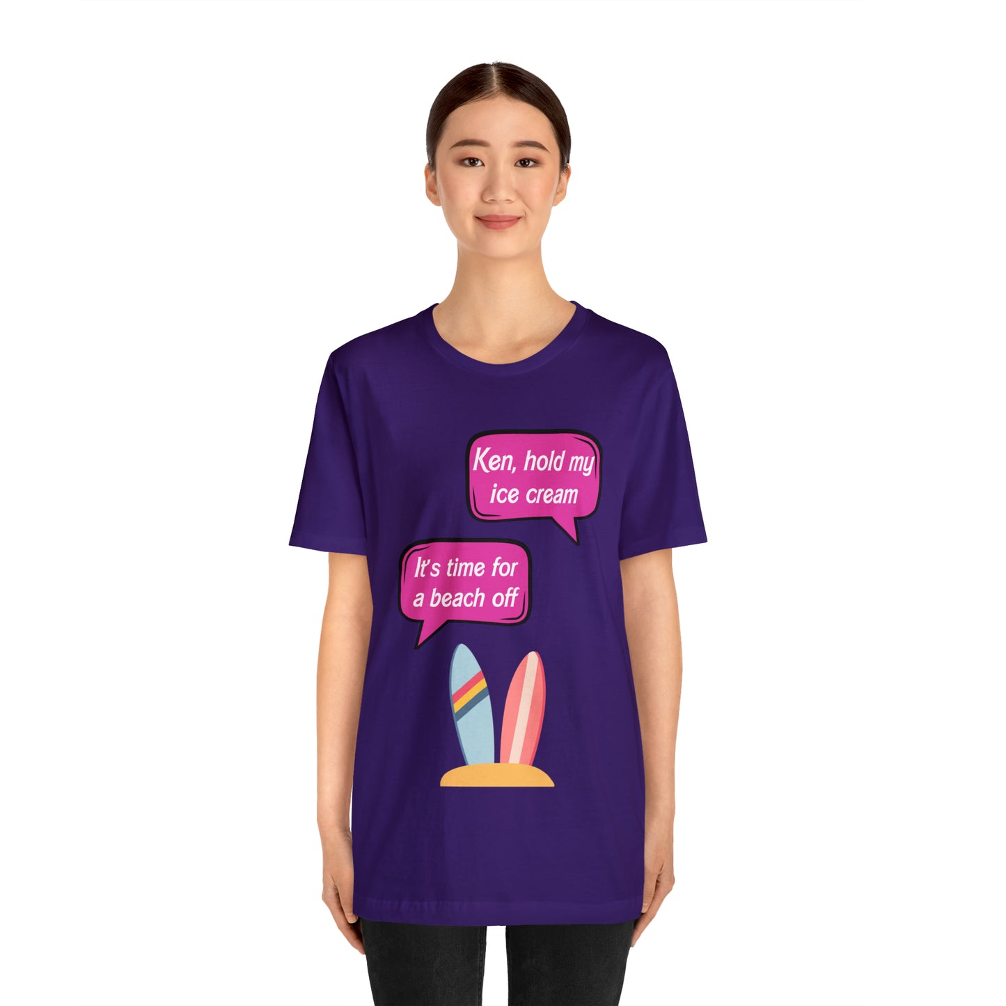 Beach off, Unisex Jersey Short Sleeve Tee