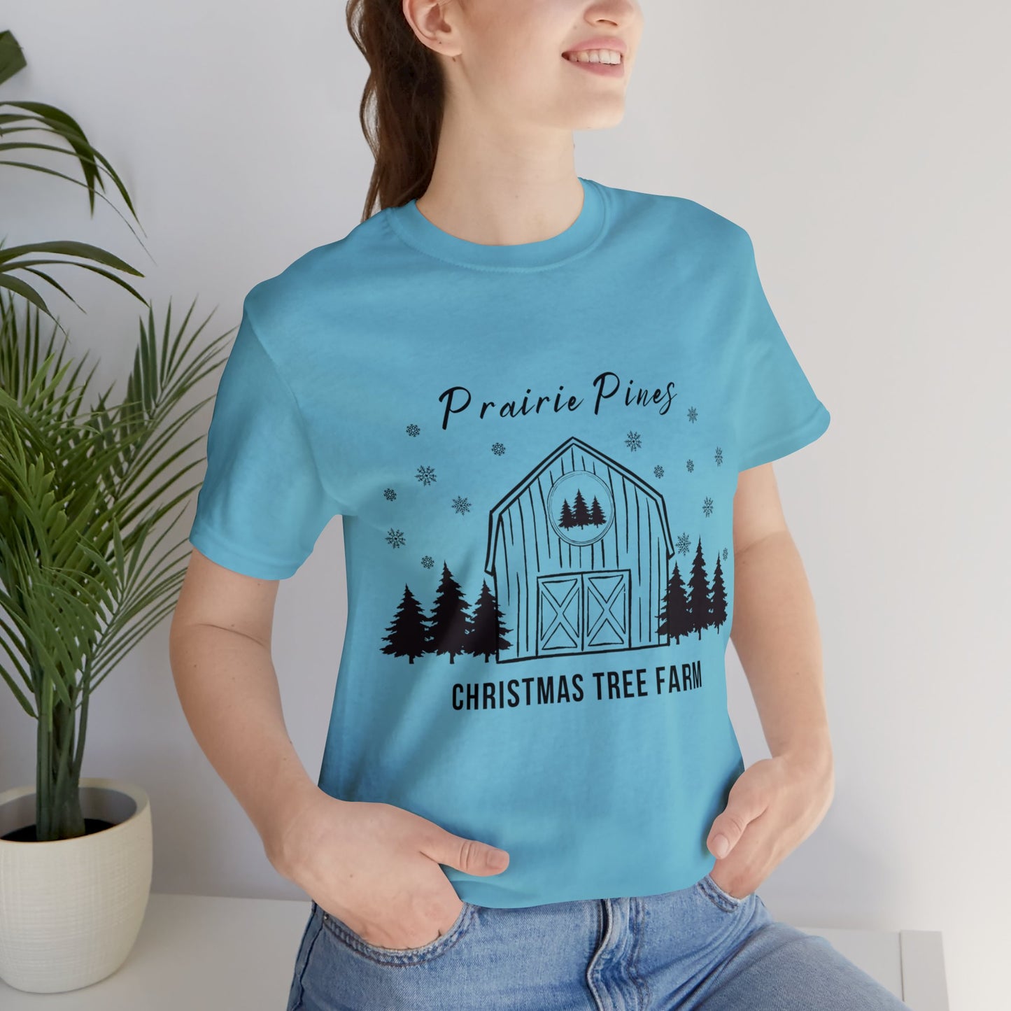 Prairie Pines Black Text - Unisex T-shirt