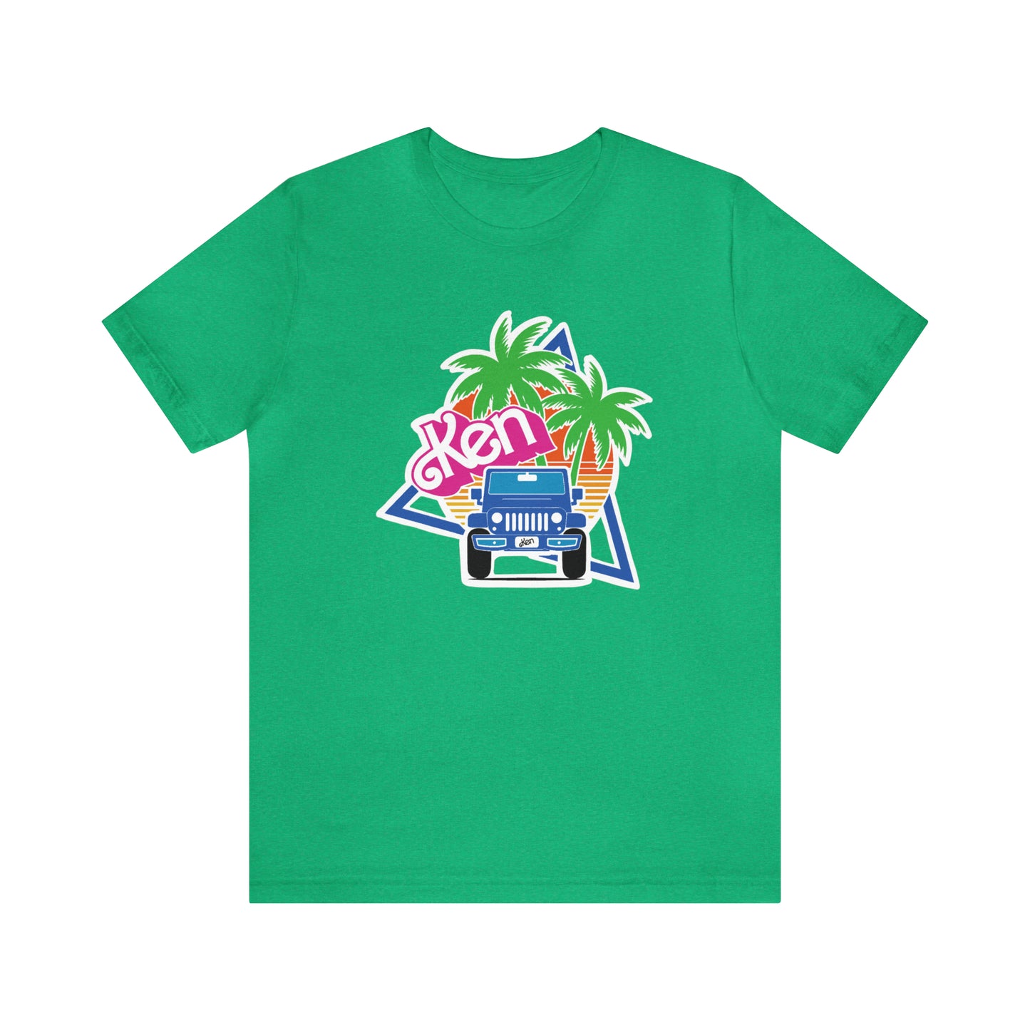 Blue Ken, Beep Beep KEN Jeep, Unisex Jersey Short Sleeve Tee